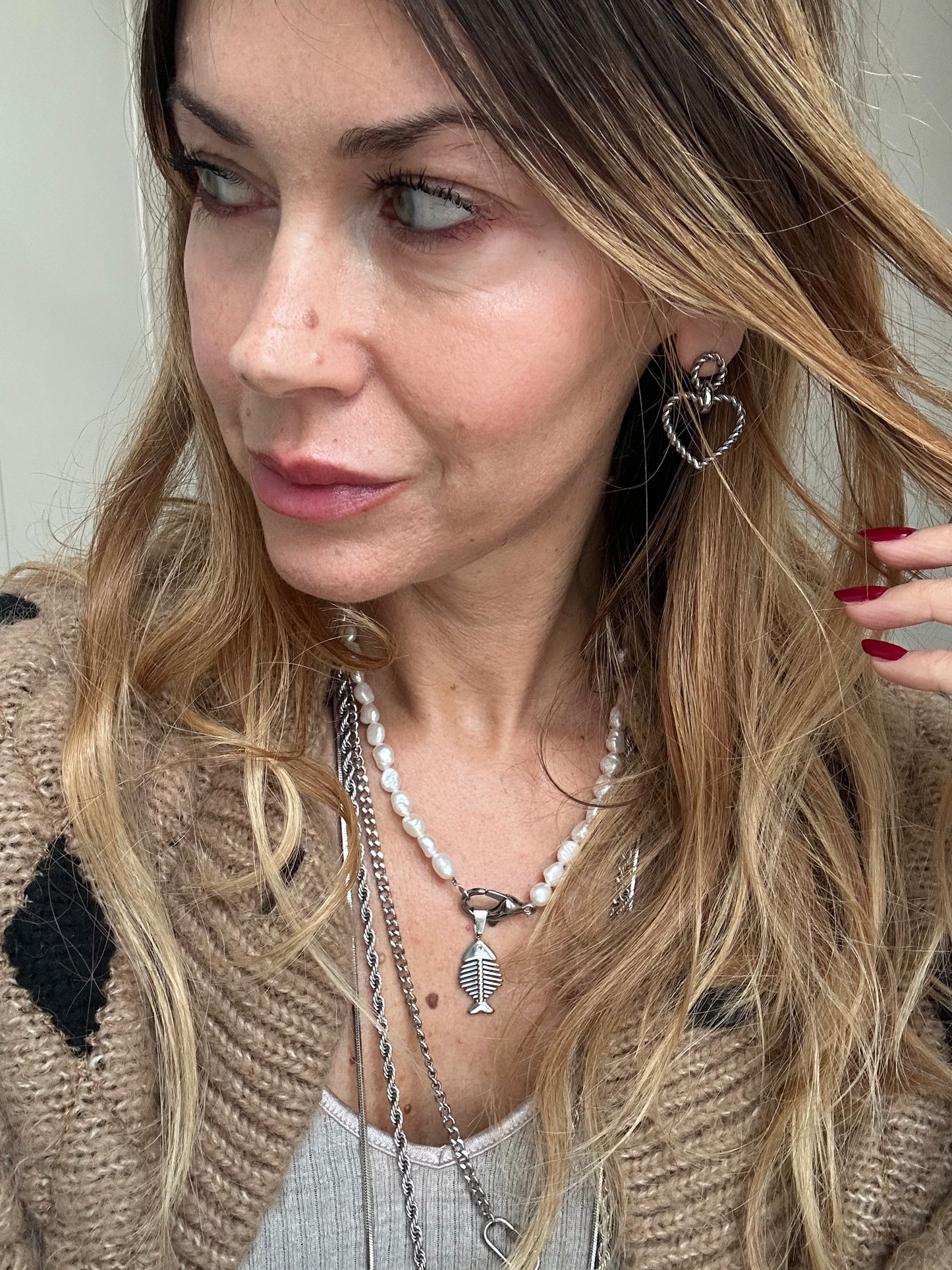 Orecchini in acciaio inossidabile anallergici e waterproof "Irlanda"