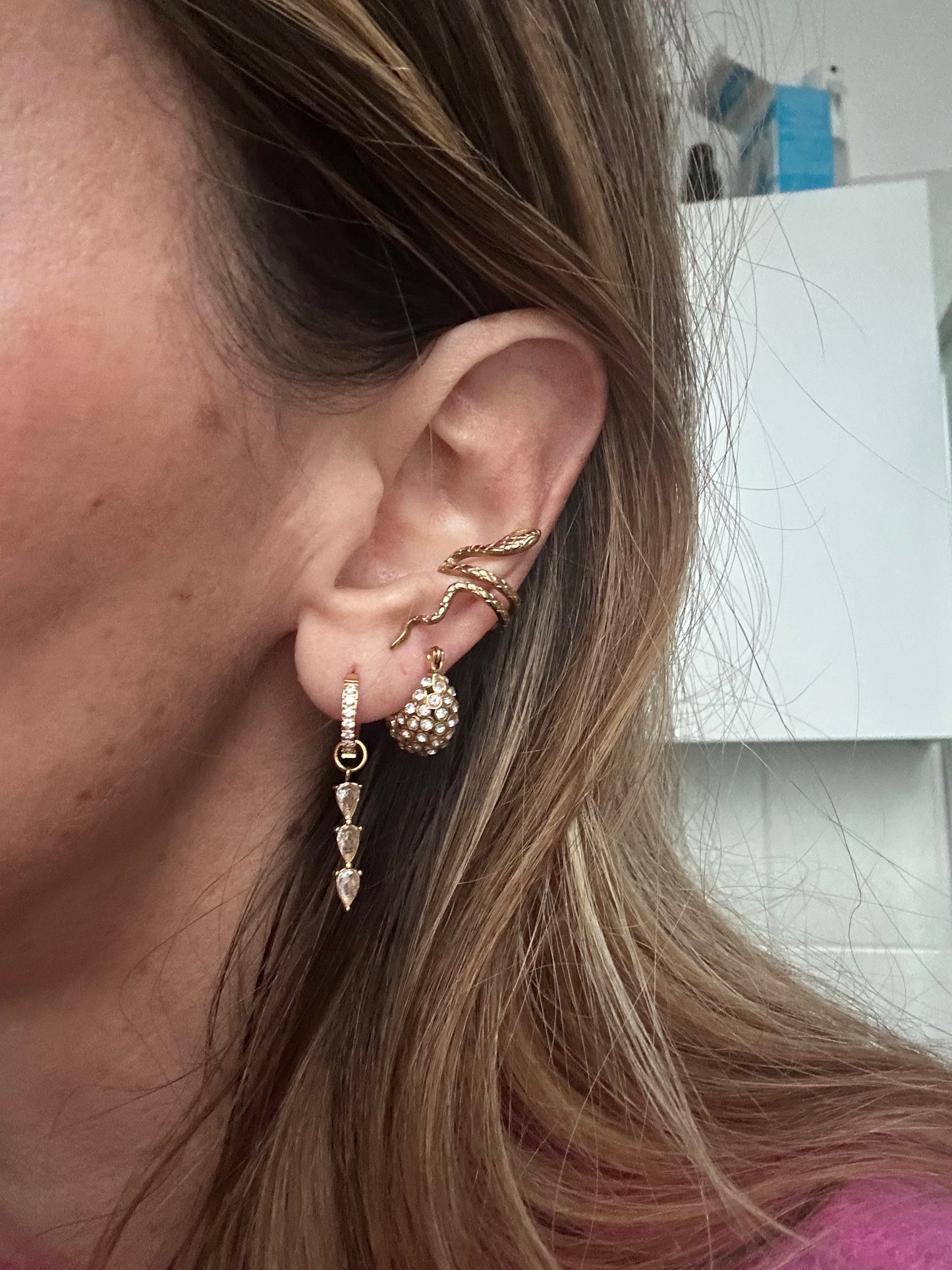 Orecchini in acciaio inossidabile anallergici e waterproof "Khloe"