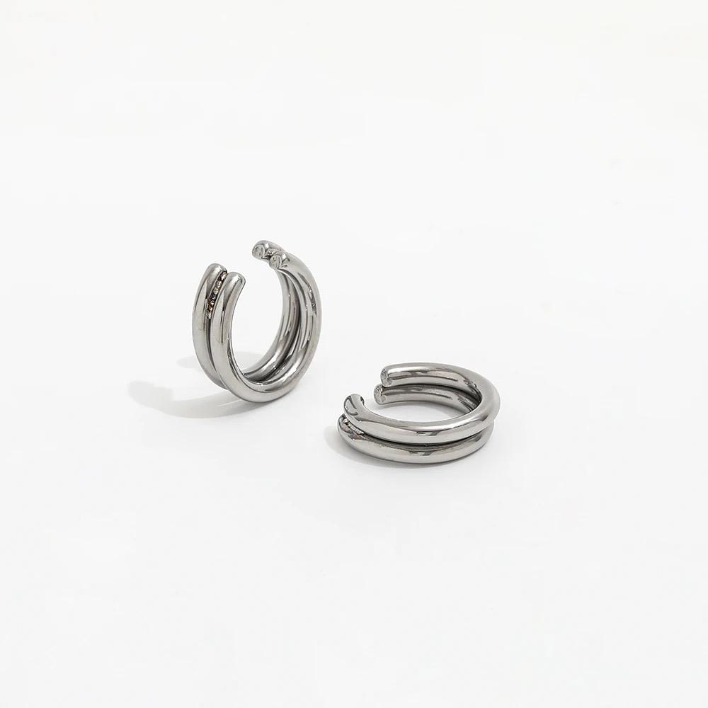 Ear Cuff in acciaio inossidabile anallergici e waterproof "Sissy"