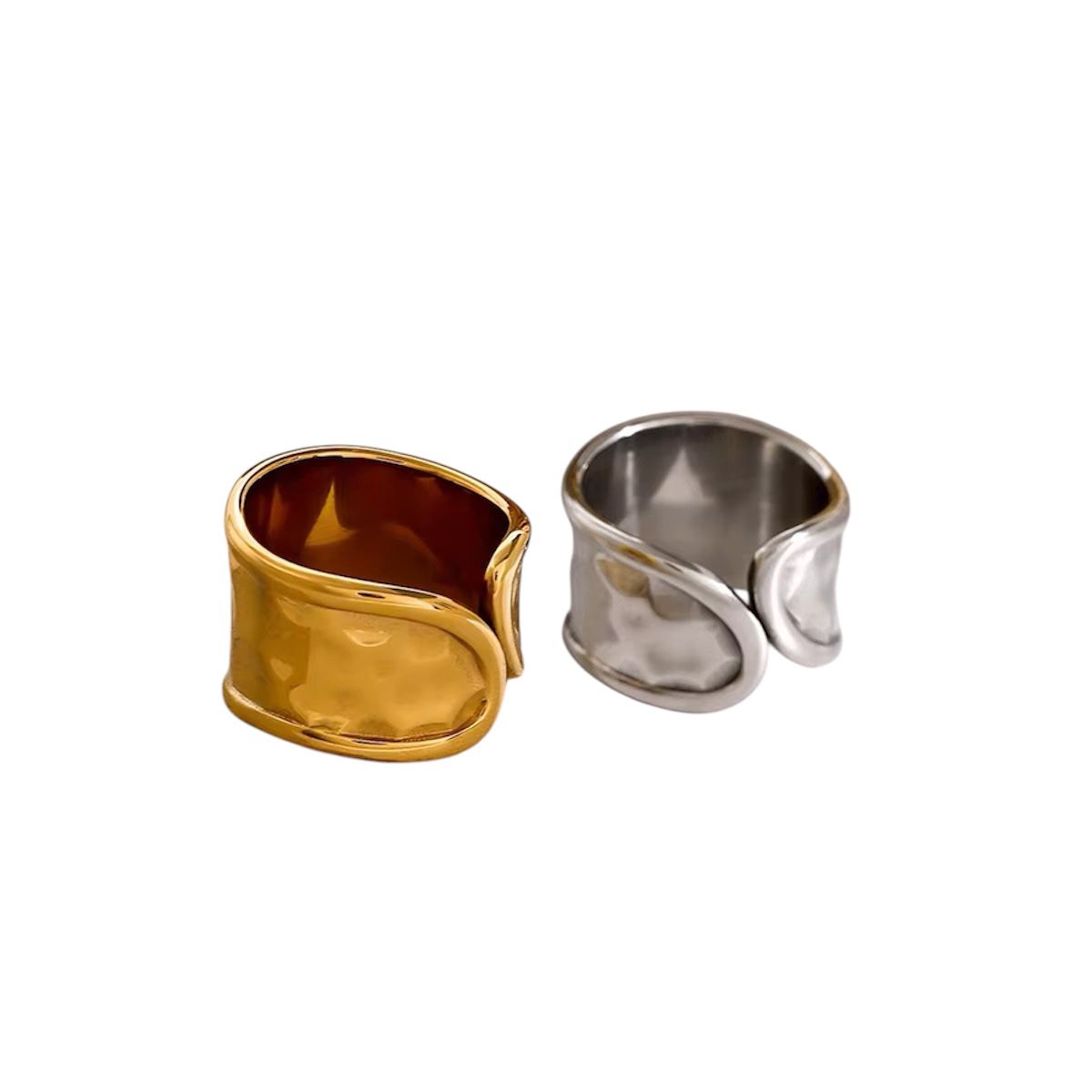 Anello in acciaio inossidabile anallergico e waterproof "Geloso"
