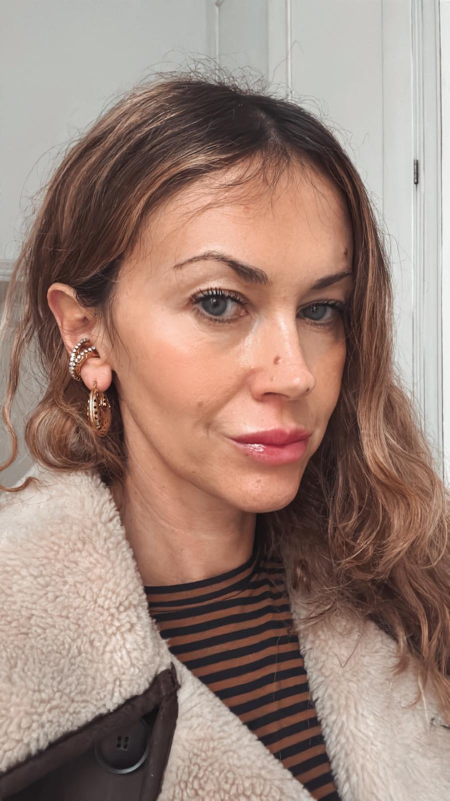 Ear cuff in acciaio inossidabile anallergici e waterproof "Luna"