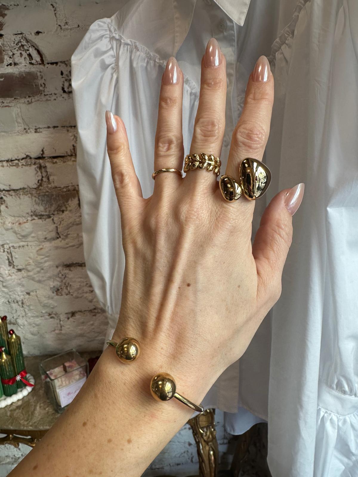 Bracciale in acciaio inossidabile anallergico e waterproof "Pallino"