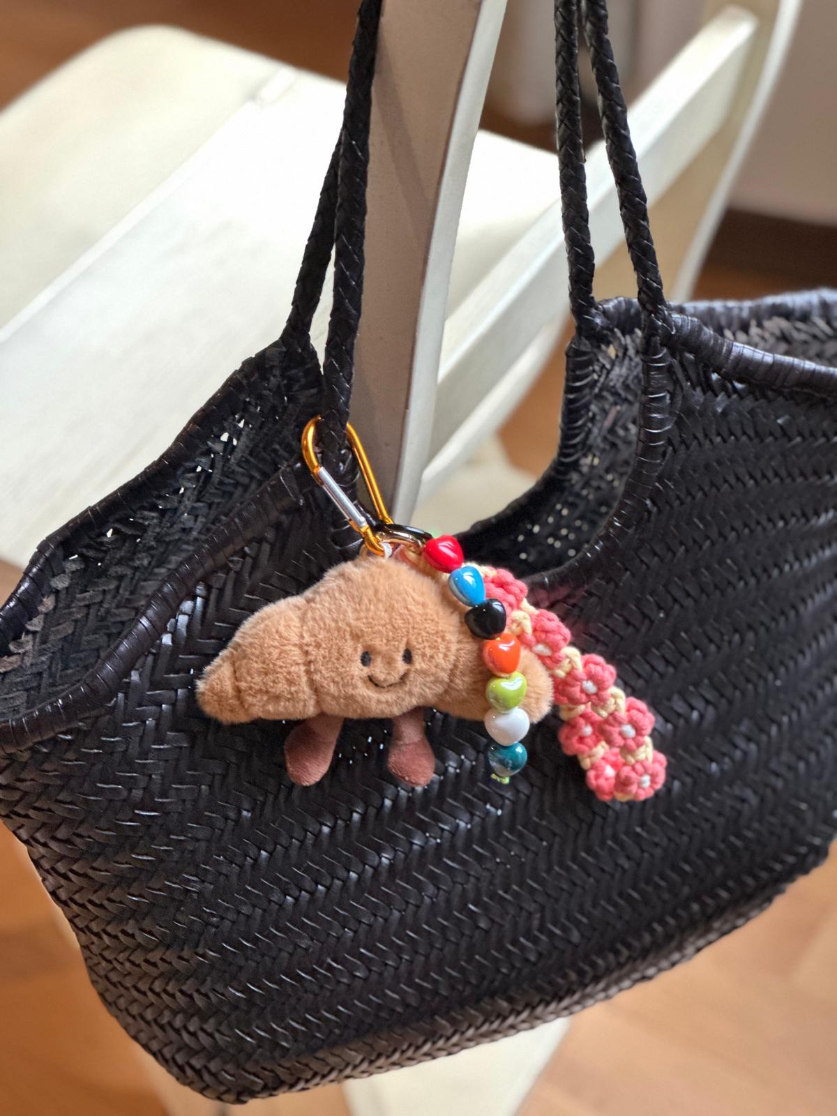 Key Chanin ciondolo da borsa fatto a mano modello Brioche