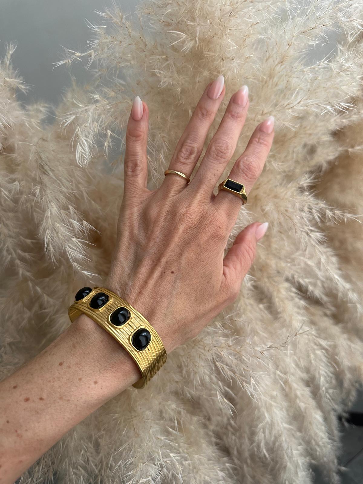 Bracciale in acciaio inossidabile anallergico e waterproof "Cordelia"