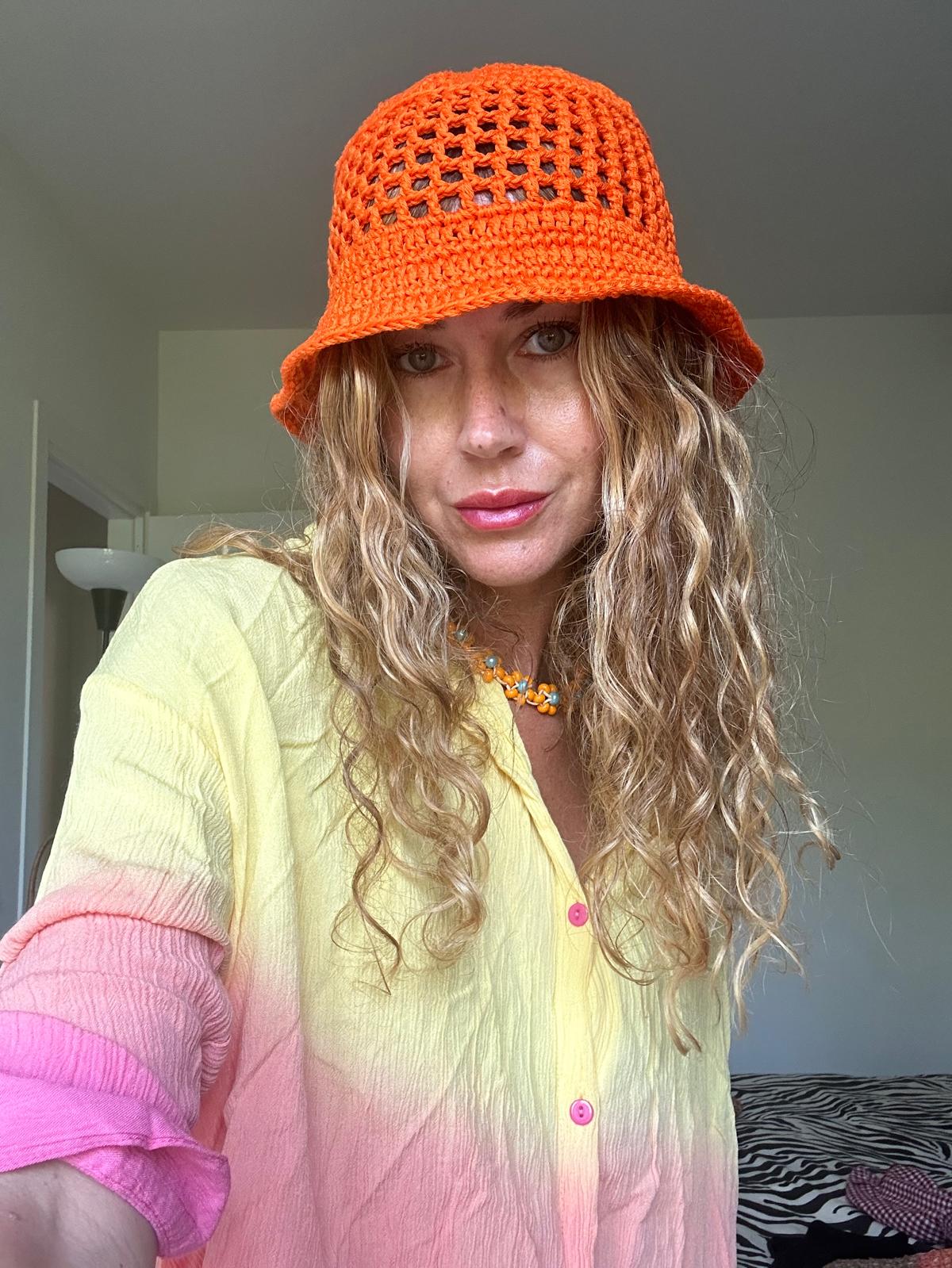 Cappello Milly fatto all'uncinetto in puro cotone