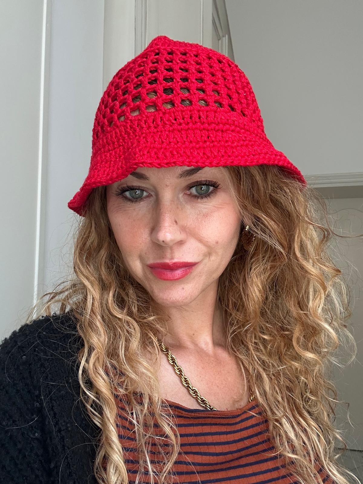 Cappello Milly fatto all'uncinetto in puro cotone