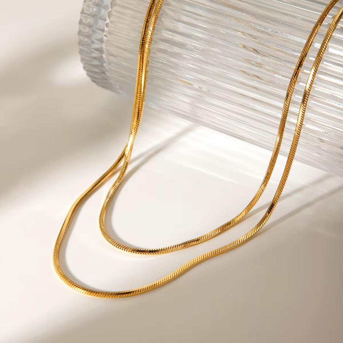 Collana in acciaio inossidabile anallergica e waterproof "Olly"