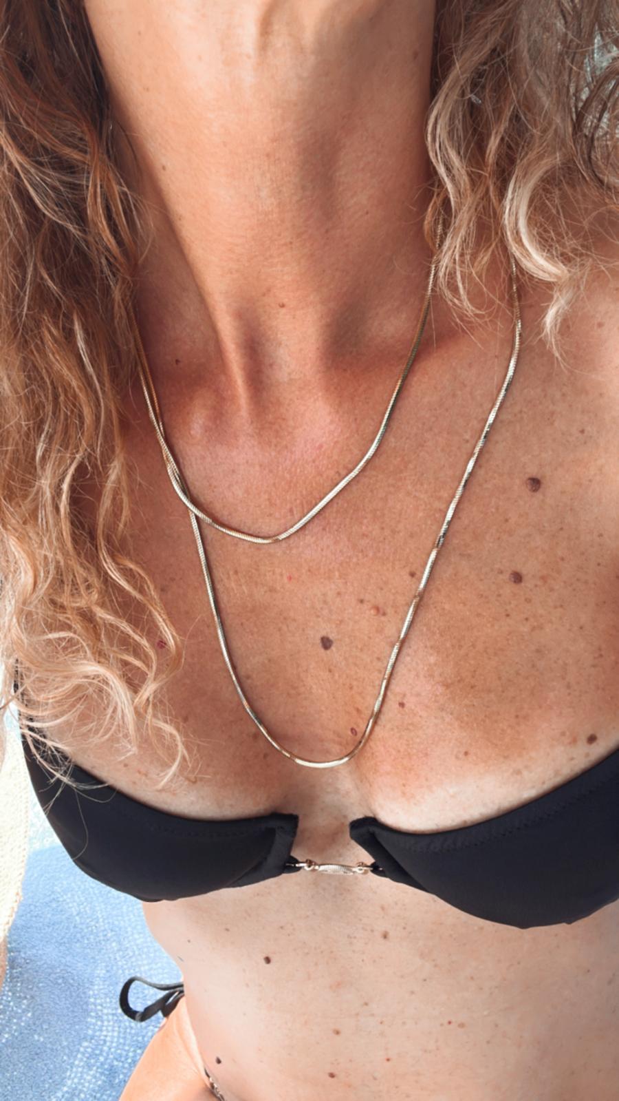 Collana in acciaio inossidabile anallergica e waterproof "Olly"