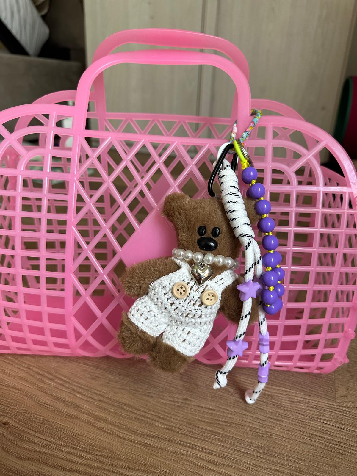 Key Chanin ciondolo da borsa fatto a mano modello Teddy