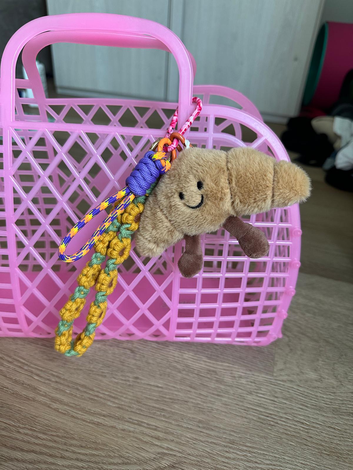 Key Chanin ciondolo da borsa fatto a mano modello Brioche