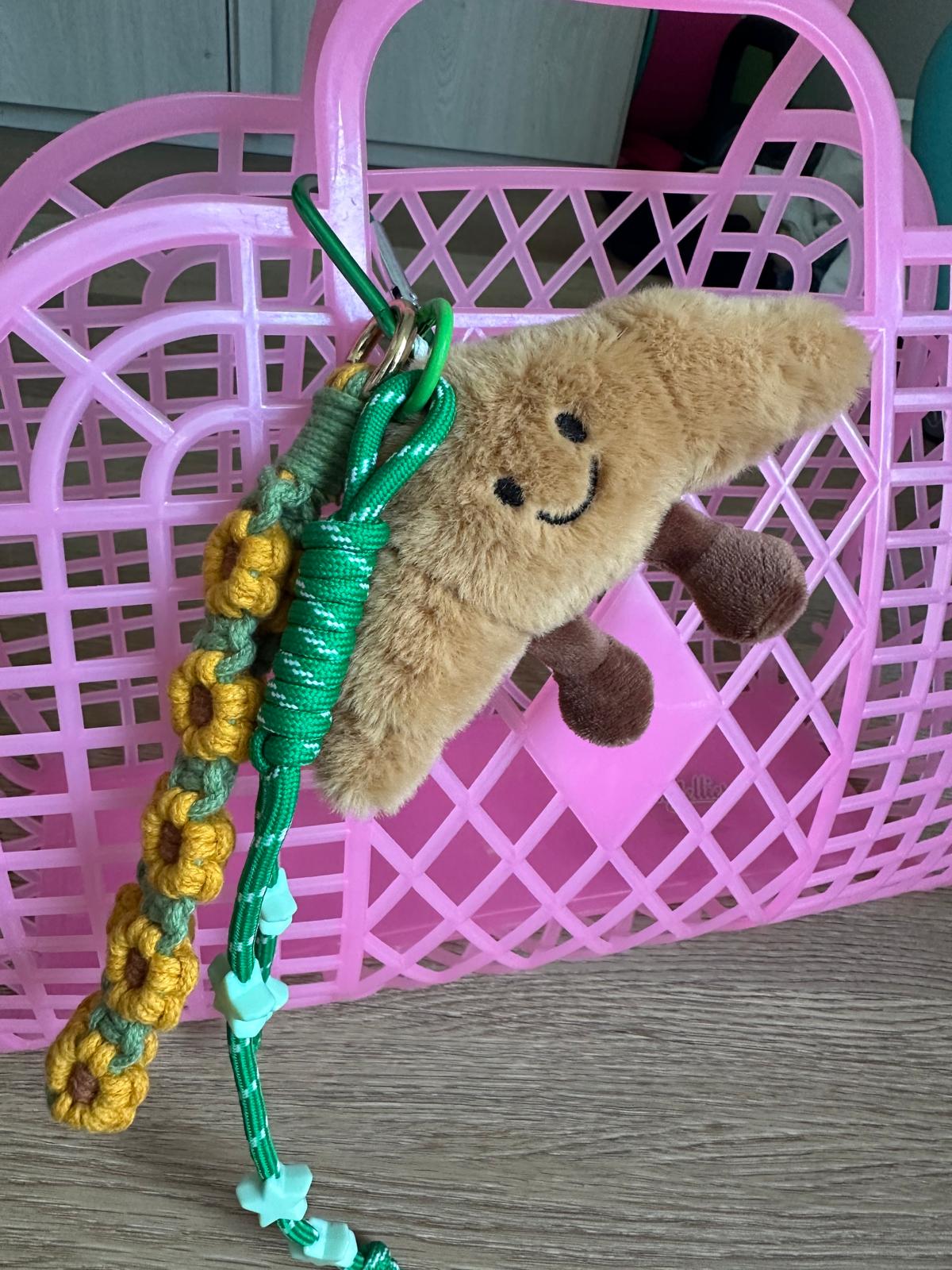 Key Chanin ciondolo da borsa fatto a mano modello Brioche