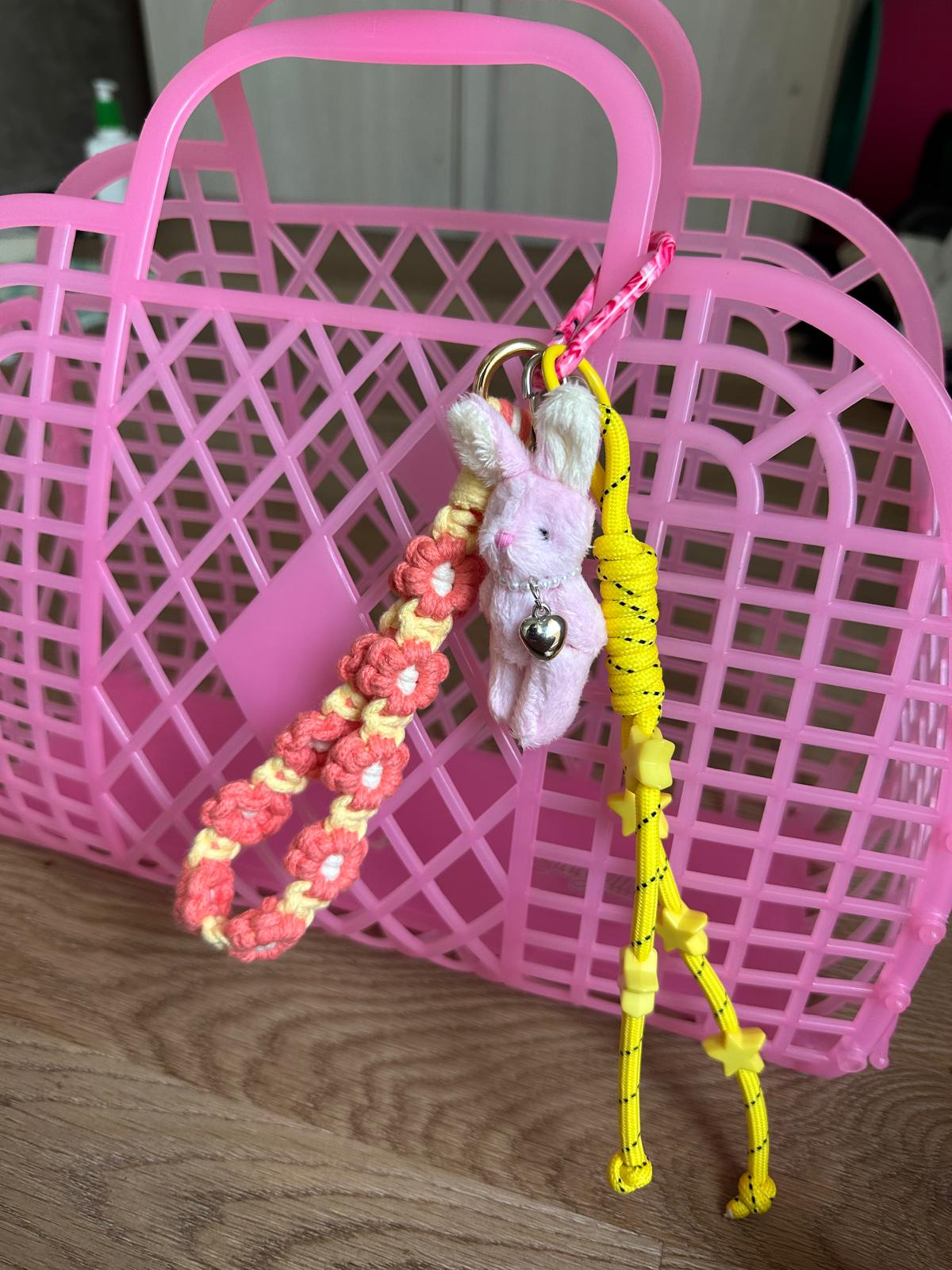 Key Chanin ciondolo da borsa fatto a mano modello Bunnie