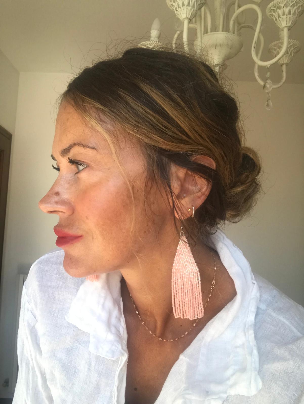 Orecchini fatti a mano con perline di vetro Miyuki "Allegra"