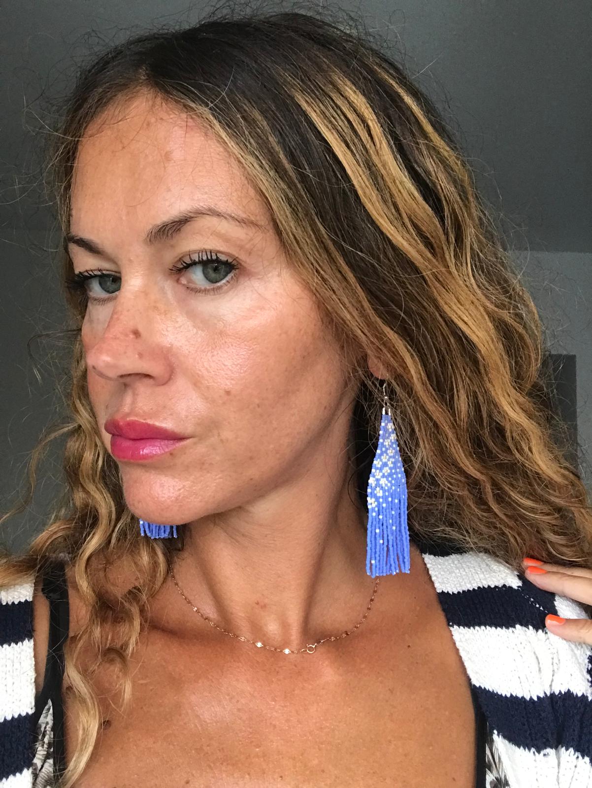 Orecchini fatti a mano con perline di vetro Miyuki "Allegra"