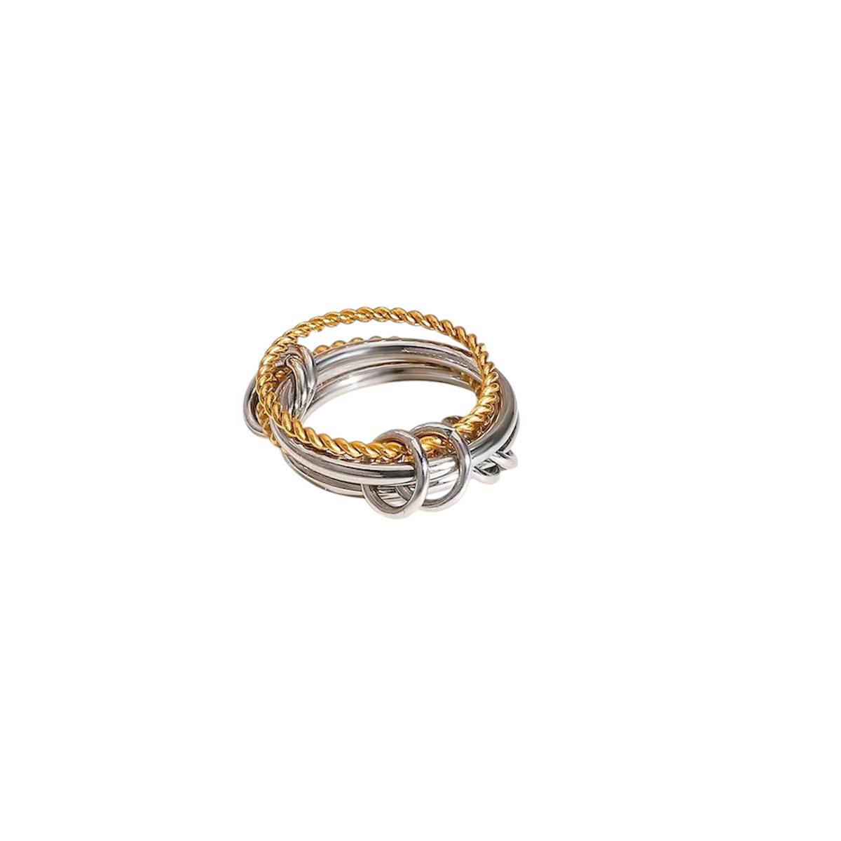 Anello in acciaio inossidabile anallergico e waterproof "Antistress 1"