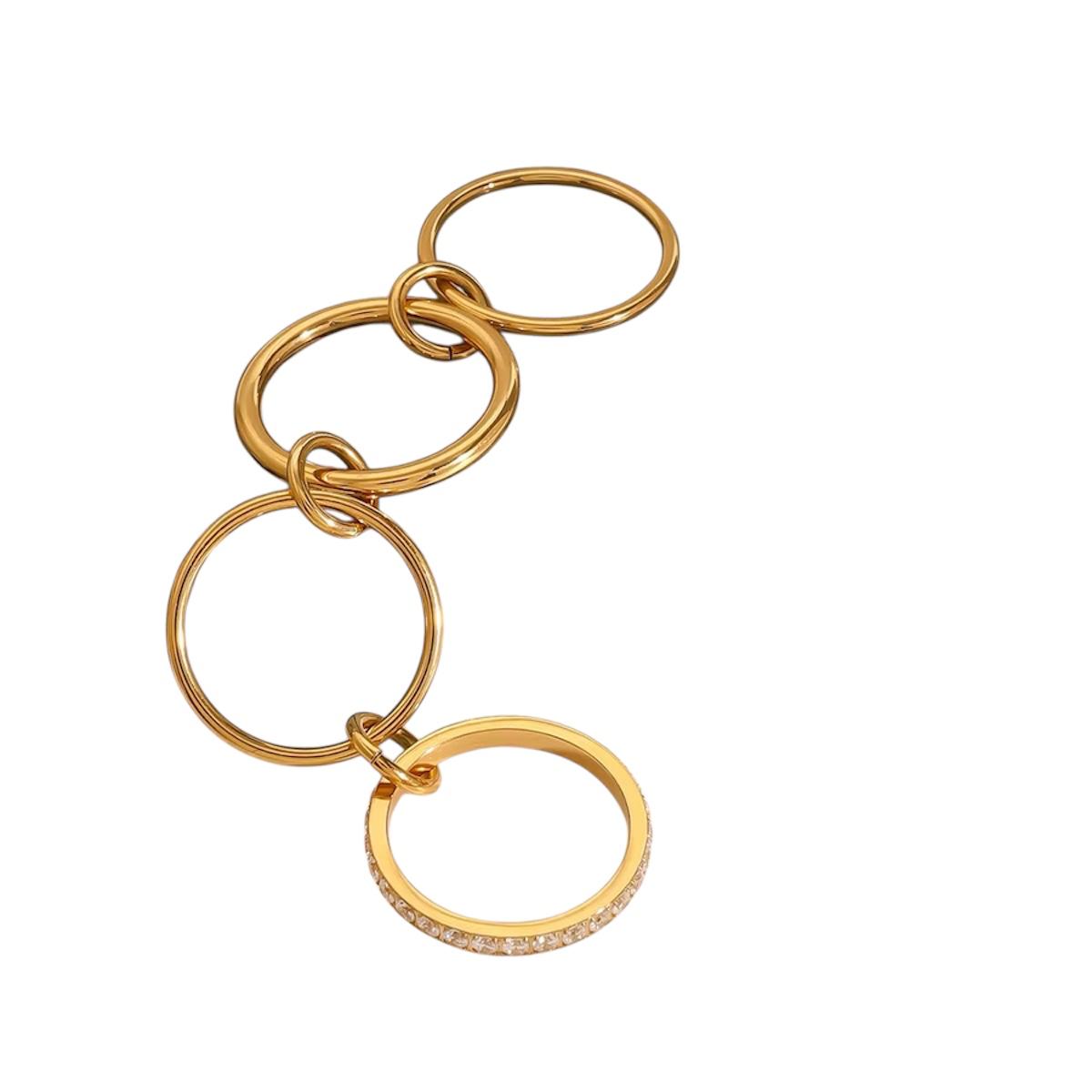 Anello in acciaio inossidabile anallergico e waterproof "Antistress 2"
