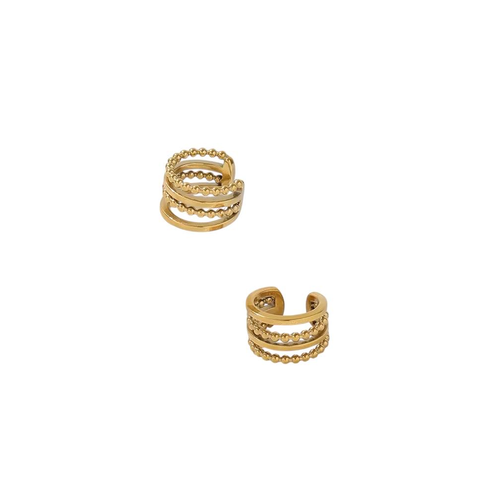 Ear Cuff in acciaio inossidabile anallergici e waterproof "Alba"