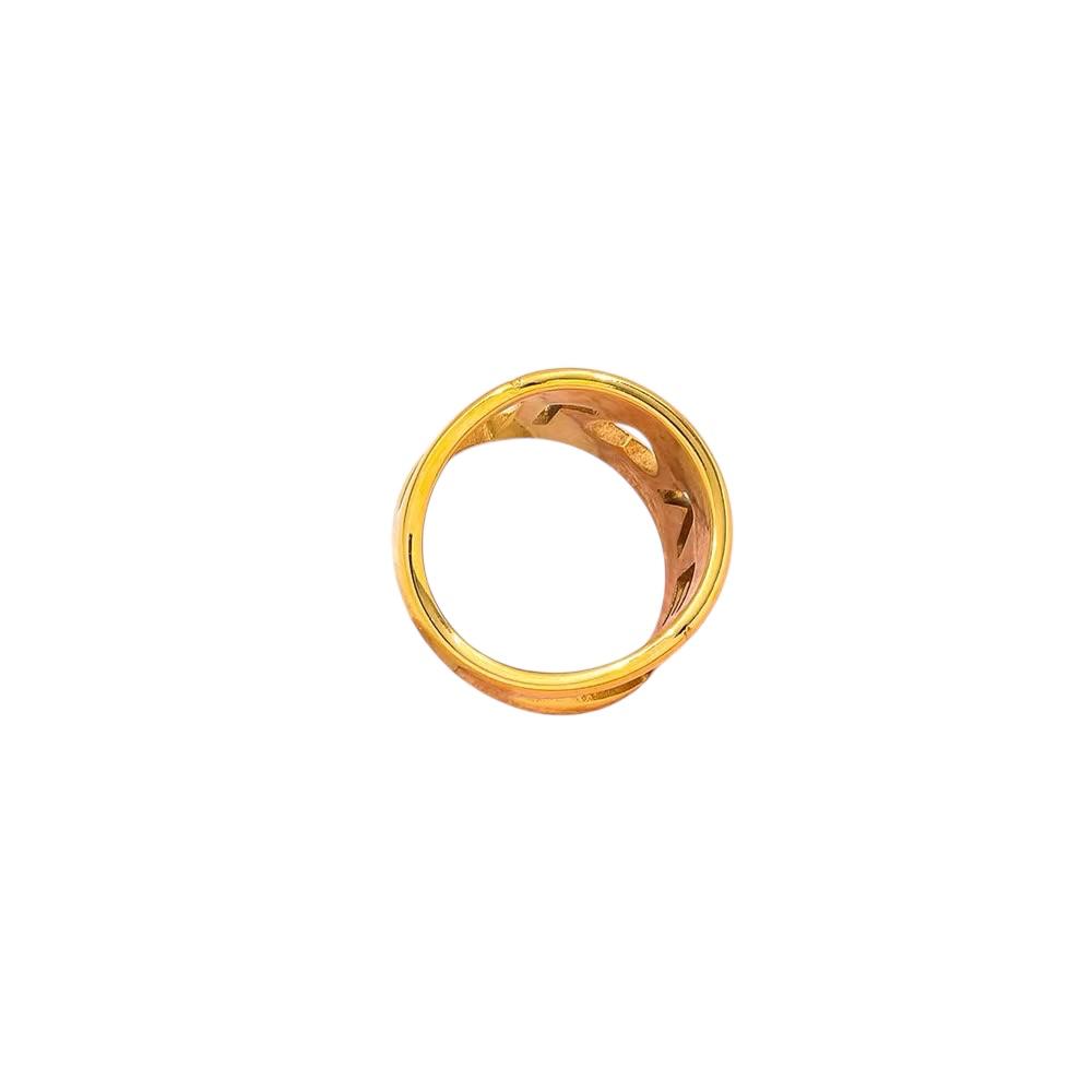 Anello in acciaio inossidabile anallergico e waterproof "Love"