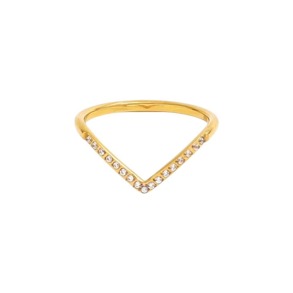 Anello in acciaio inossidabile anallergico e waterproof "Celine"
