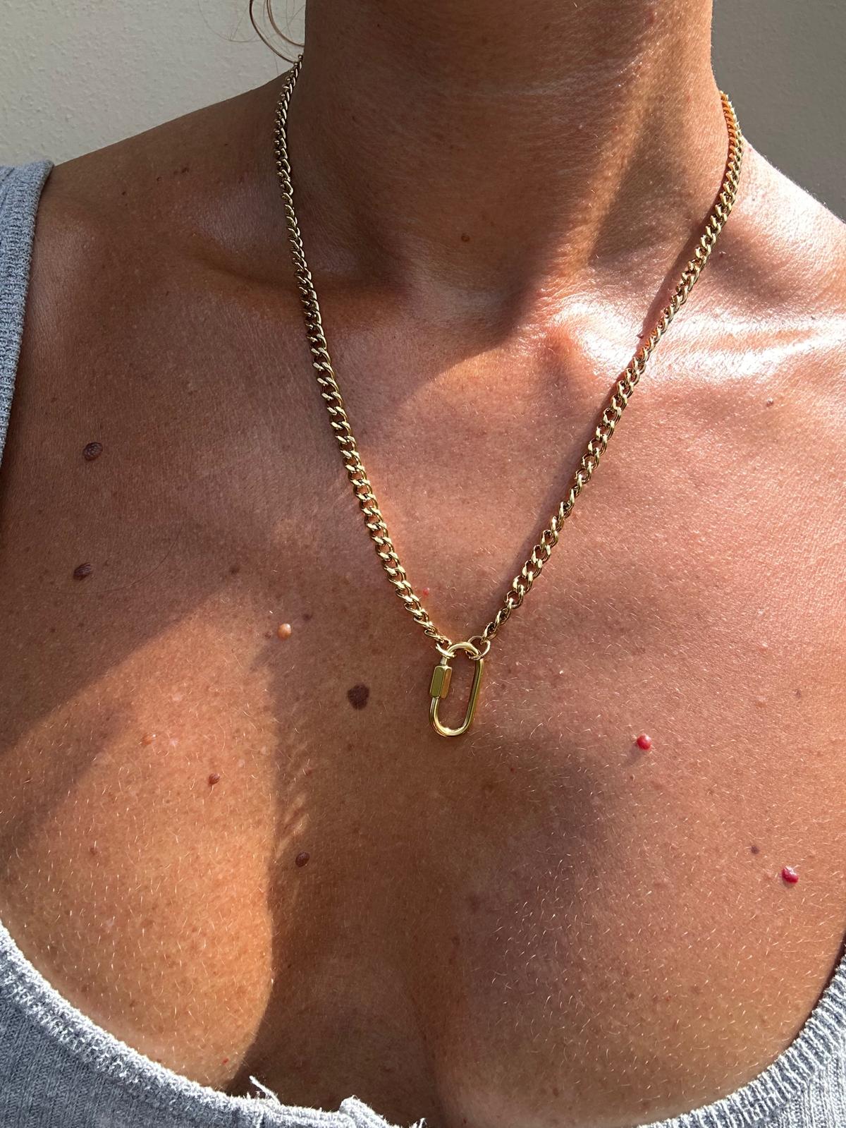 Collana in acciaio inossidabile anallergica e waterproof "Dolly"