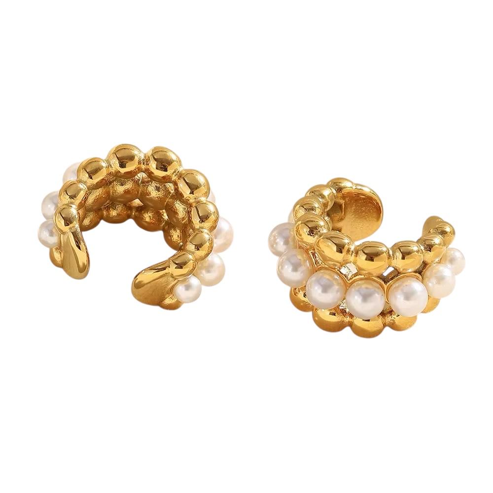 Ear Cuff in acciaio inossidabile anallergici e waterproof "Ilaria"