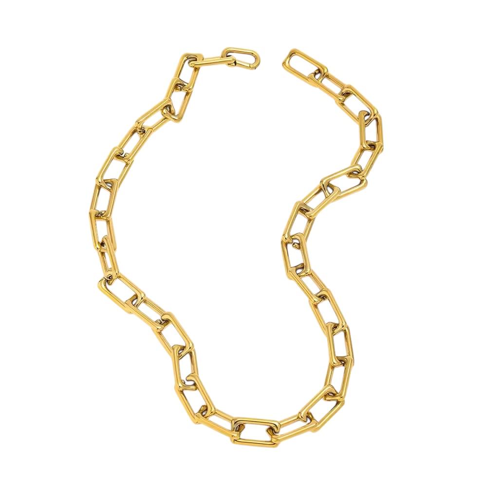 Collana in acciaio inossidabile anallergica e waterproof "Catena"