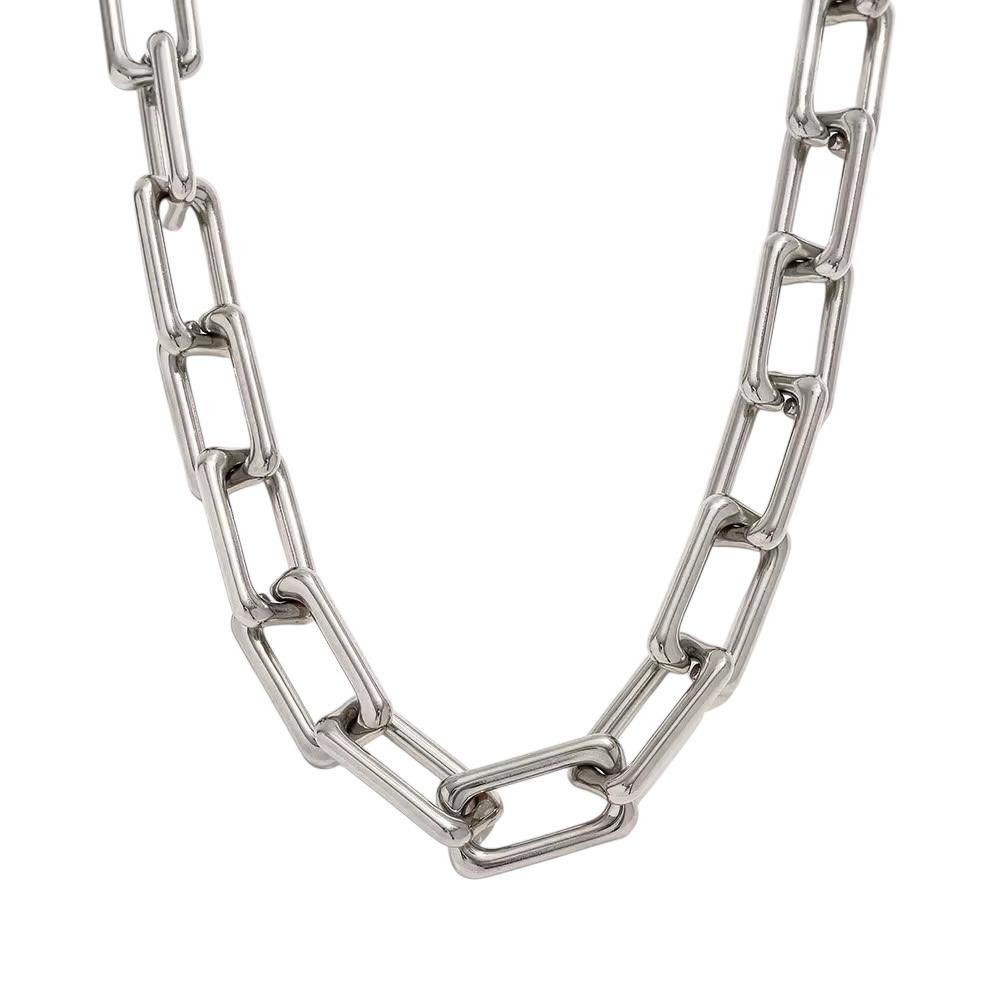 Collana in acciaio inossidabile anallergica e waterproof "Catena"