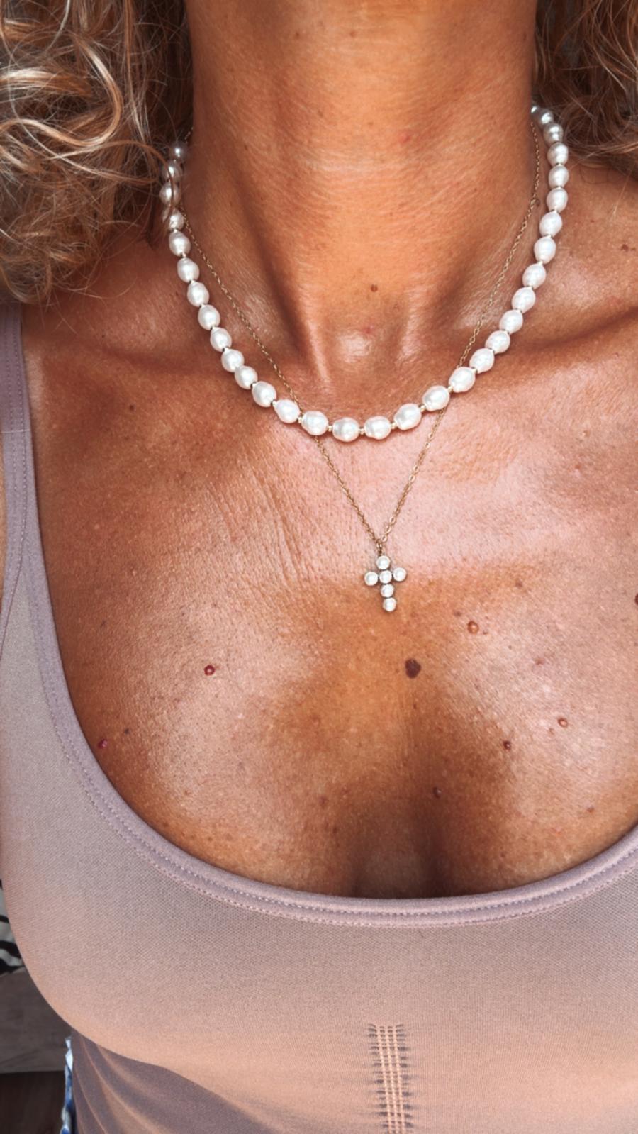 Collana in acciaio inossidabile anallergica e waterproof "Elisa"
