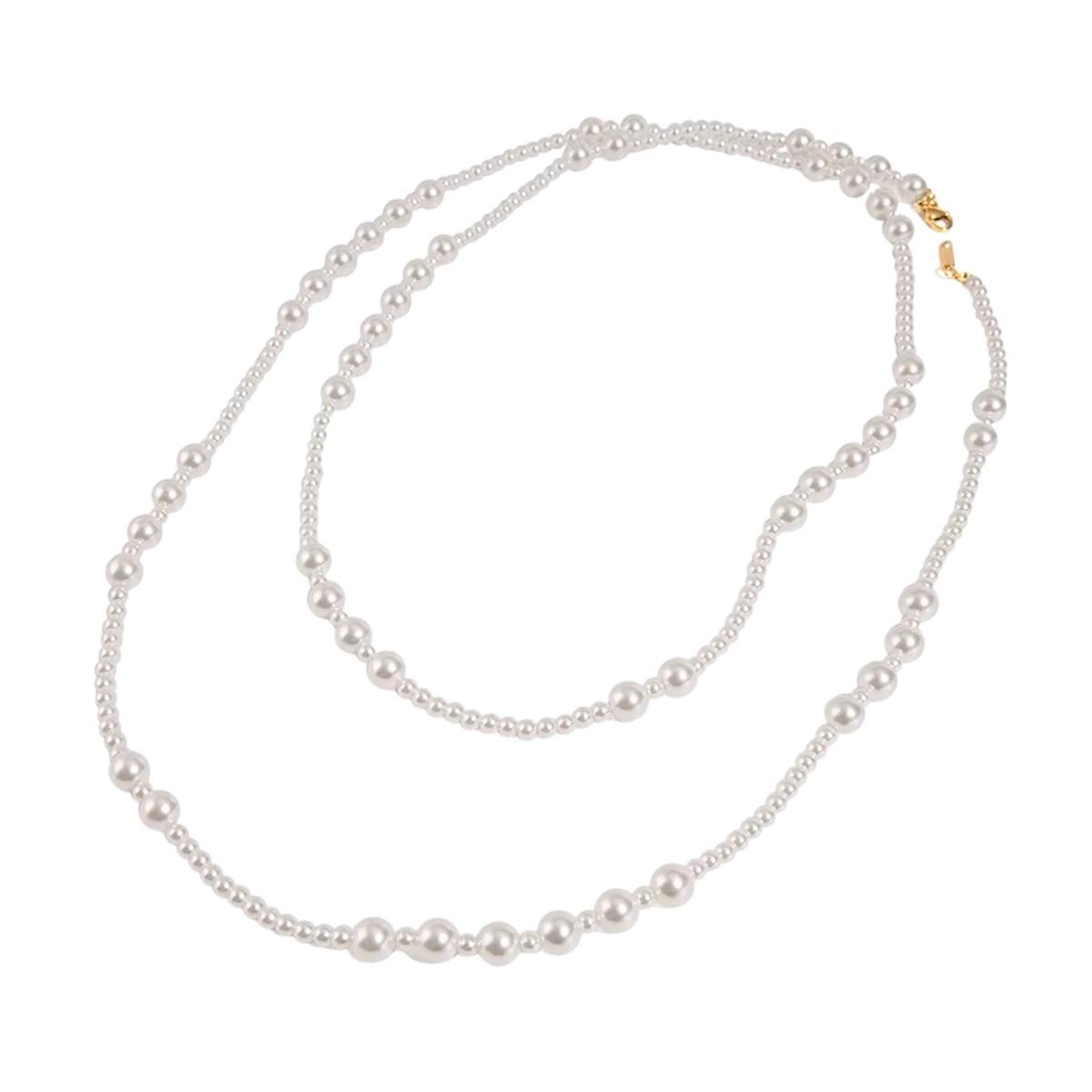 Collana in acciaio inossidabile anallergica e waterproof "Perlitas"