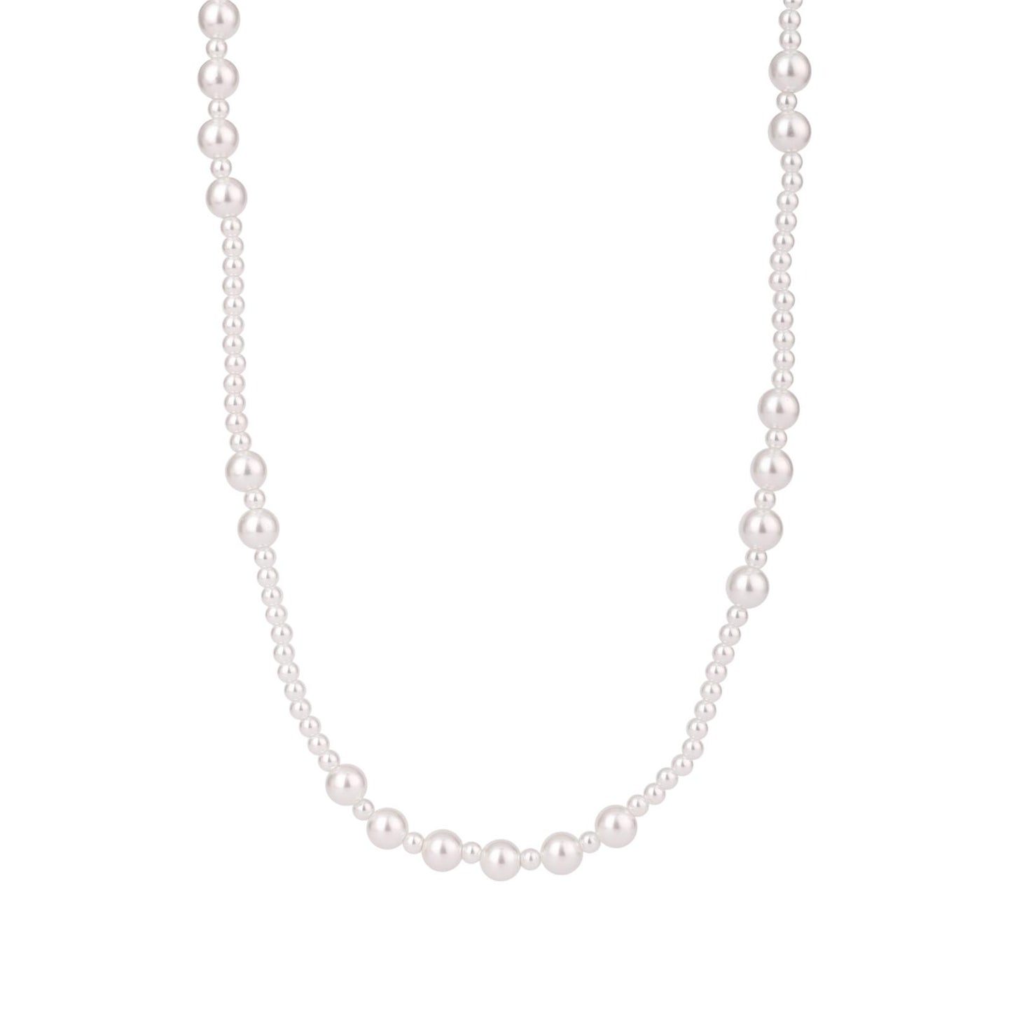 Collana in acciaio inossidabile anallergica e waterproof "Perlitas"