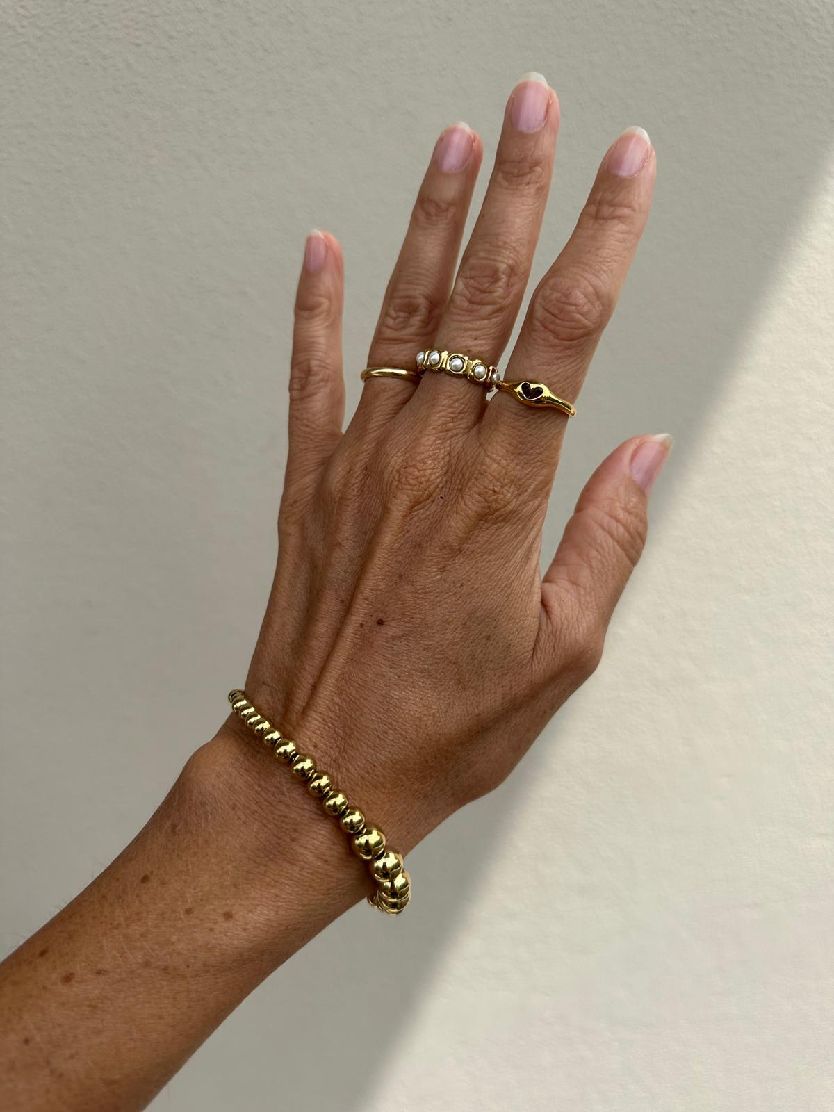 Bracciale in acciaio inossidabile anallergico e waterproof "Olivia"