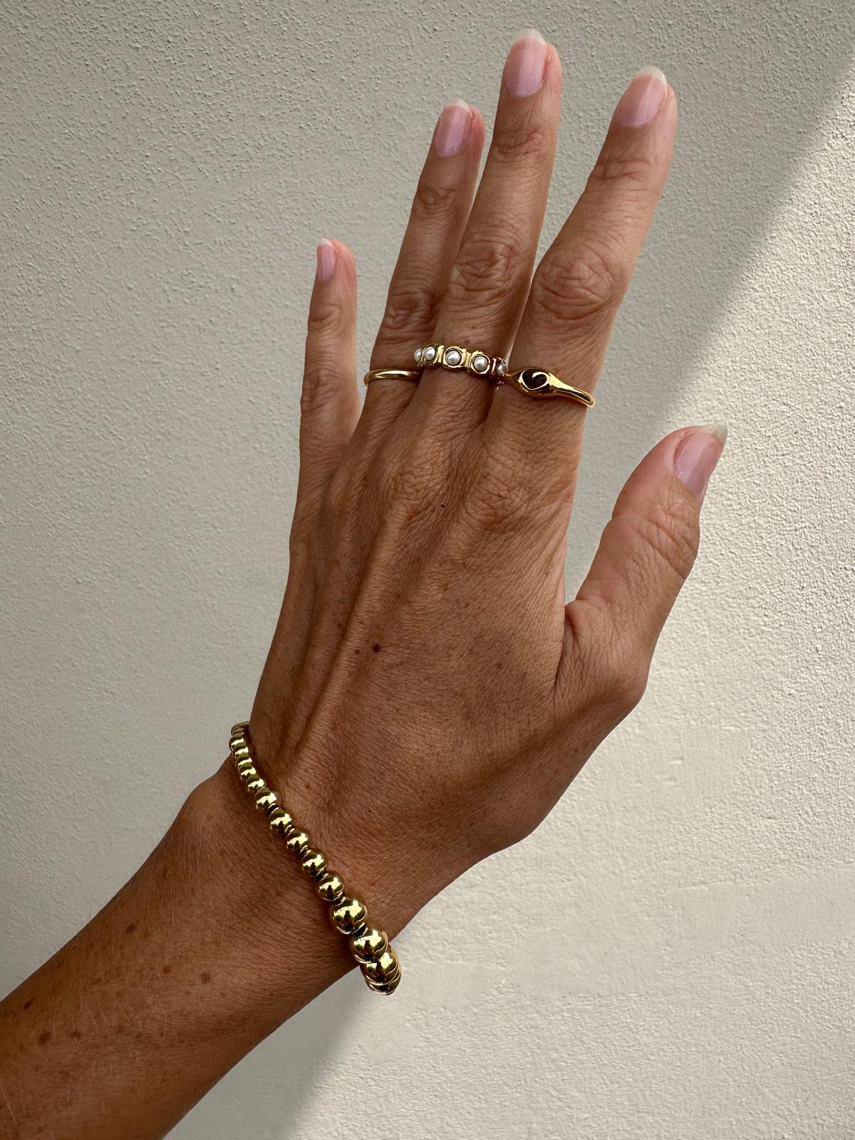 Bracciale in acciaio inossidabile anallergico e waterproof "Olivia"