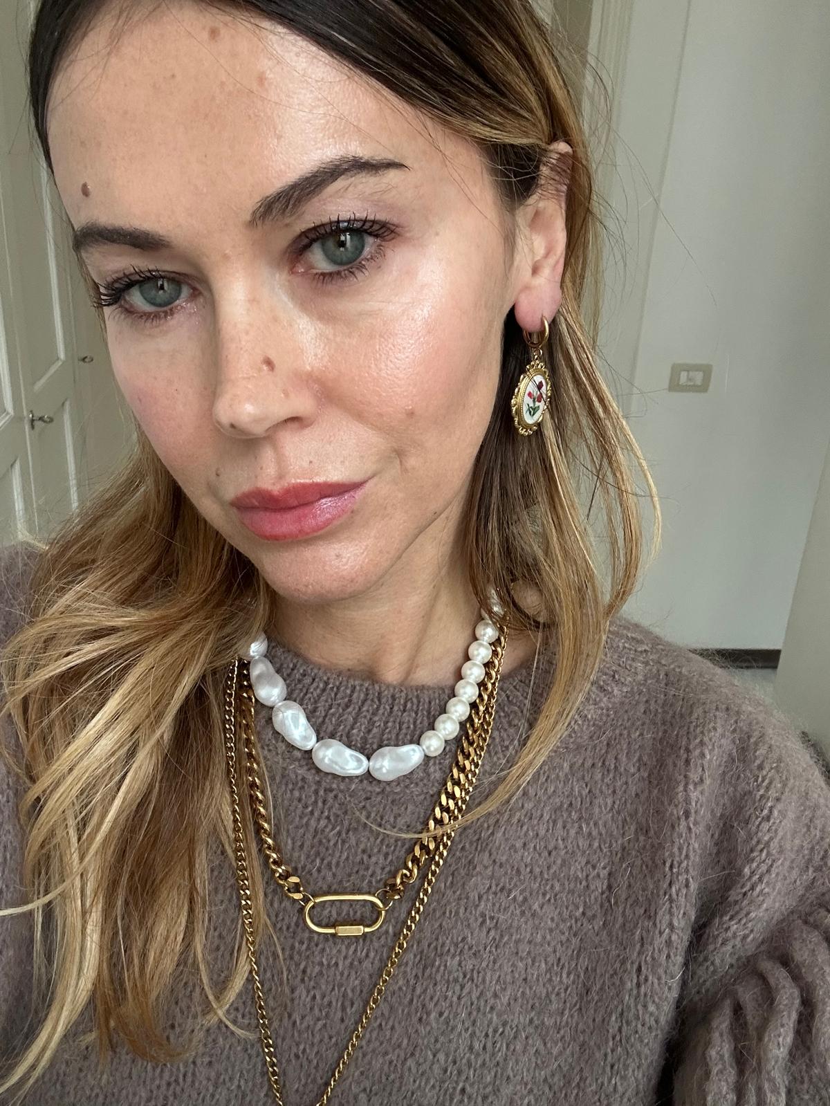 Orecchini in acciaio inossidabile anallergici e waterproof "Liz"