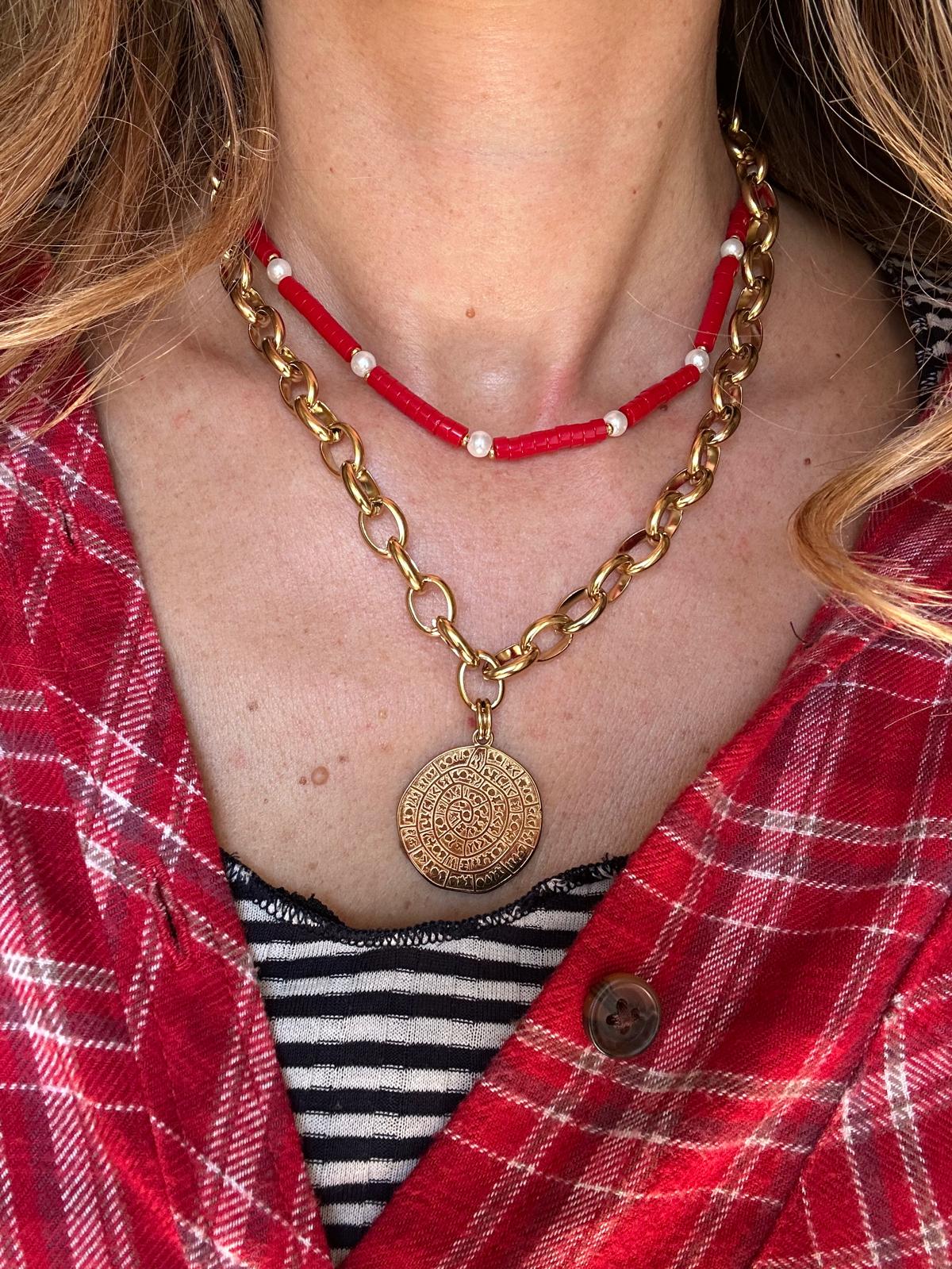 Collana in acciaio inossidabile anallergica e waterproof "Festo"