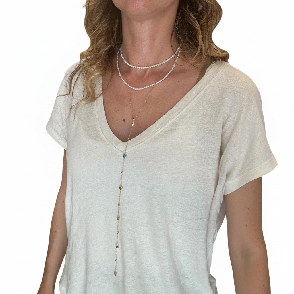 Collana in acciaio inossidabile anallergica e waterproof "Eden"