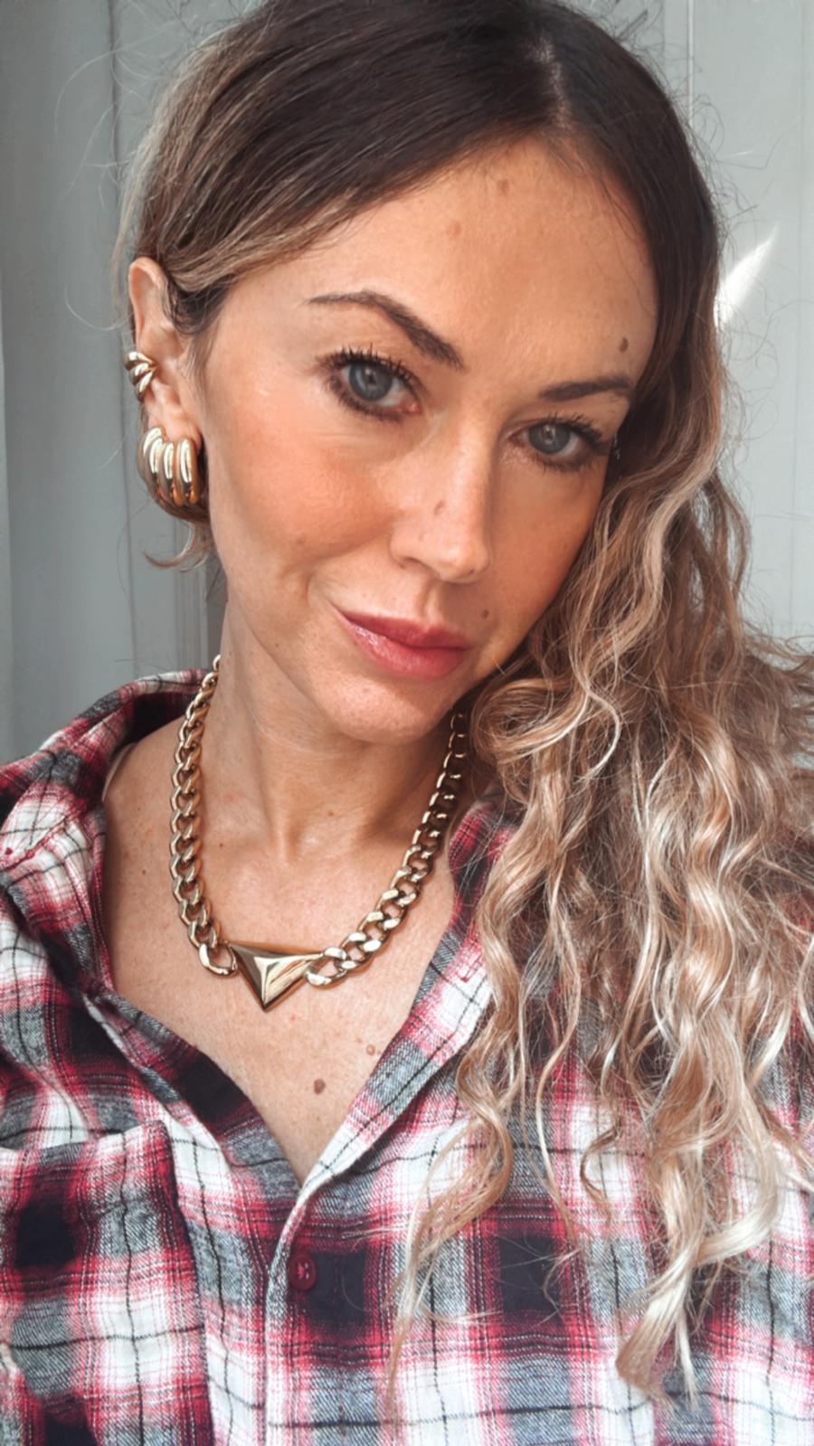 Ear Cuff in acciaio inossidabile anallergico e waterproof "Bambi"