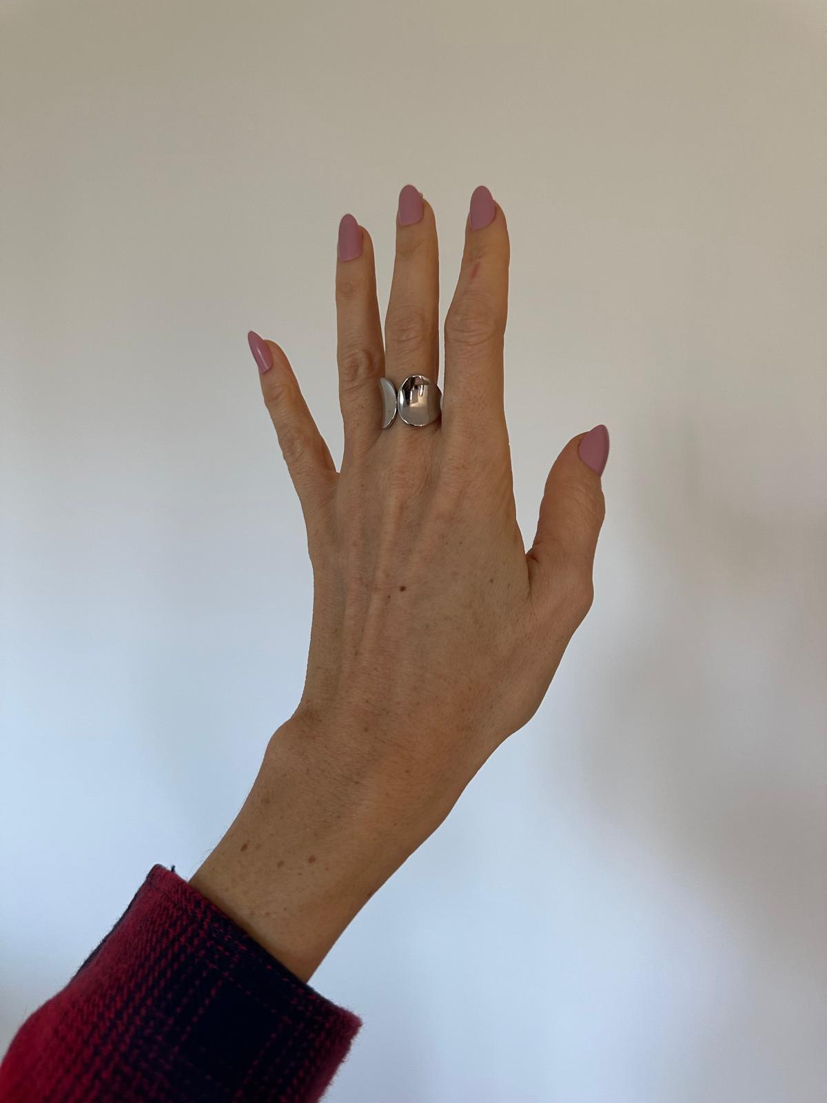 Anello in acciaio inossidabile anallergico e waterproof "Lunedì"