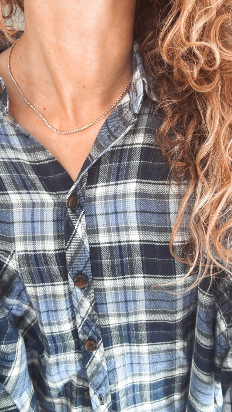Collana in acciaio inossidabile anallergica e waterproof "Meteora"