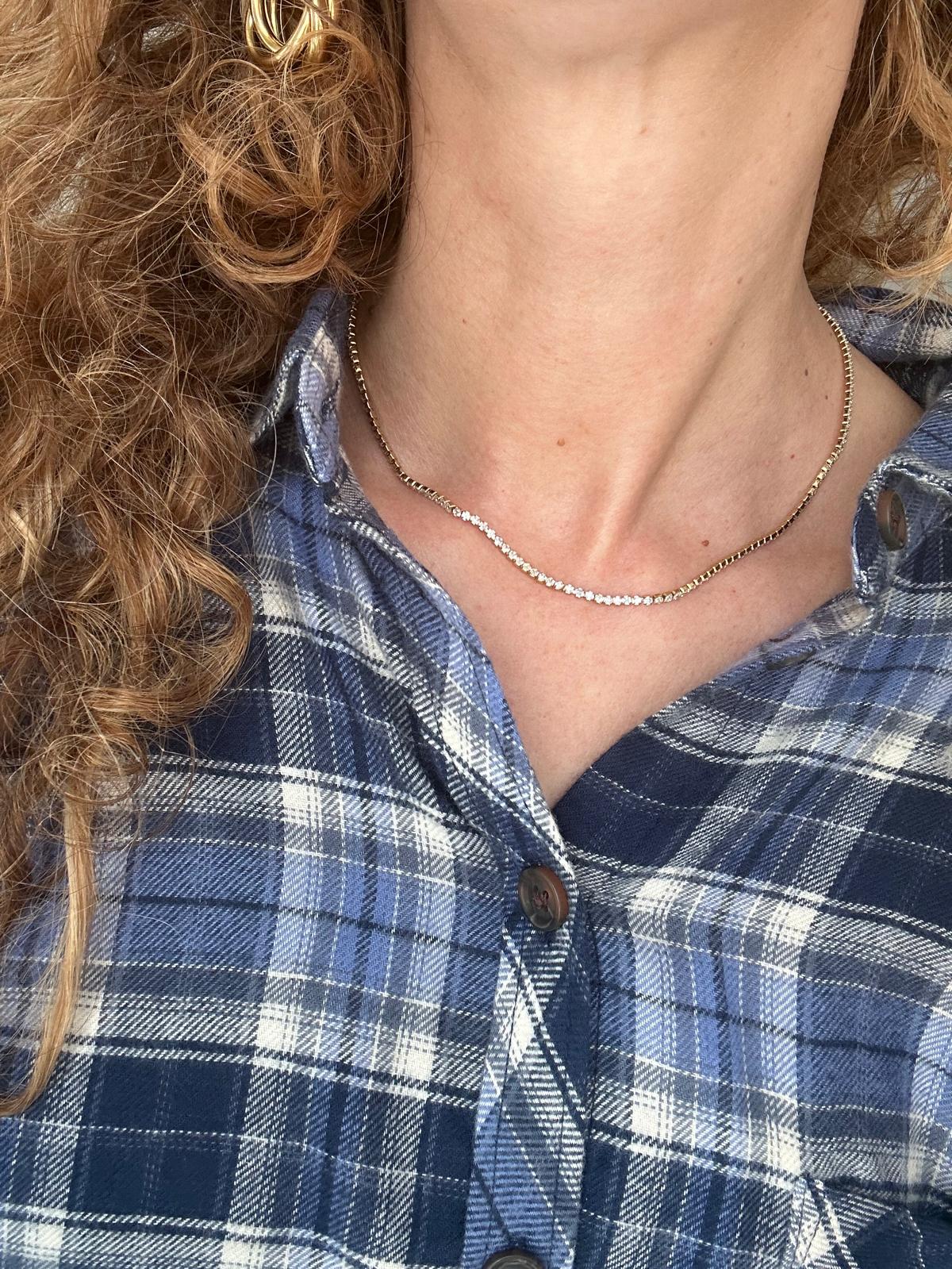 Collana in acciaio inossidabile anallergica e waterproof "Meteora"