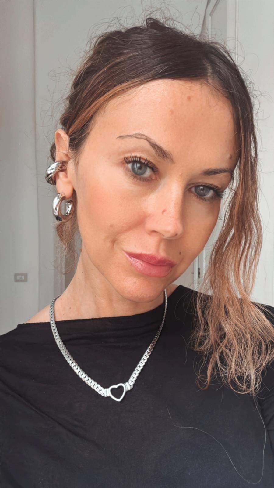 Ear Cuff in acciaio inossidabile anallergici e waterproof "Bugia"