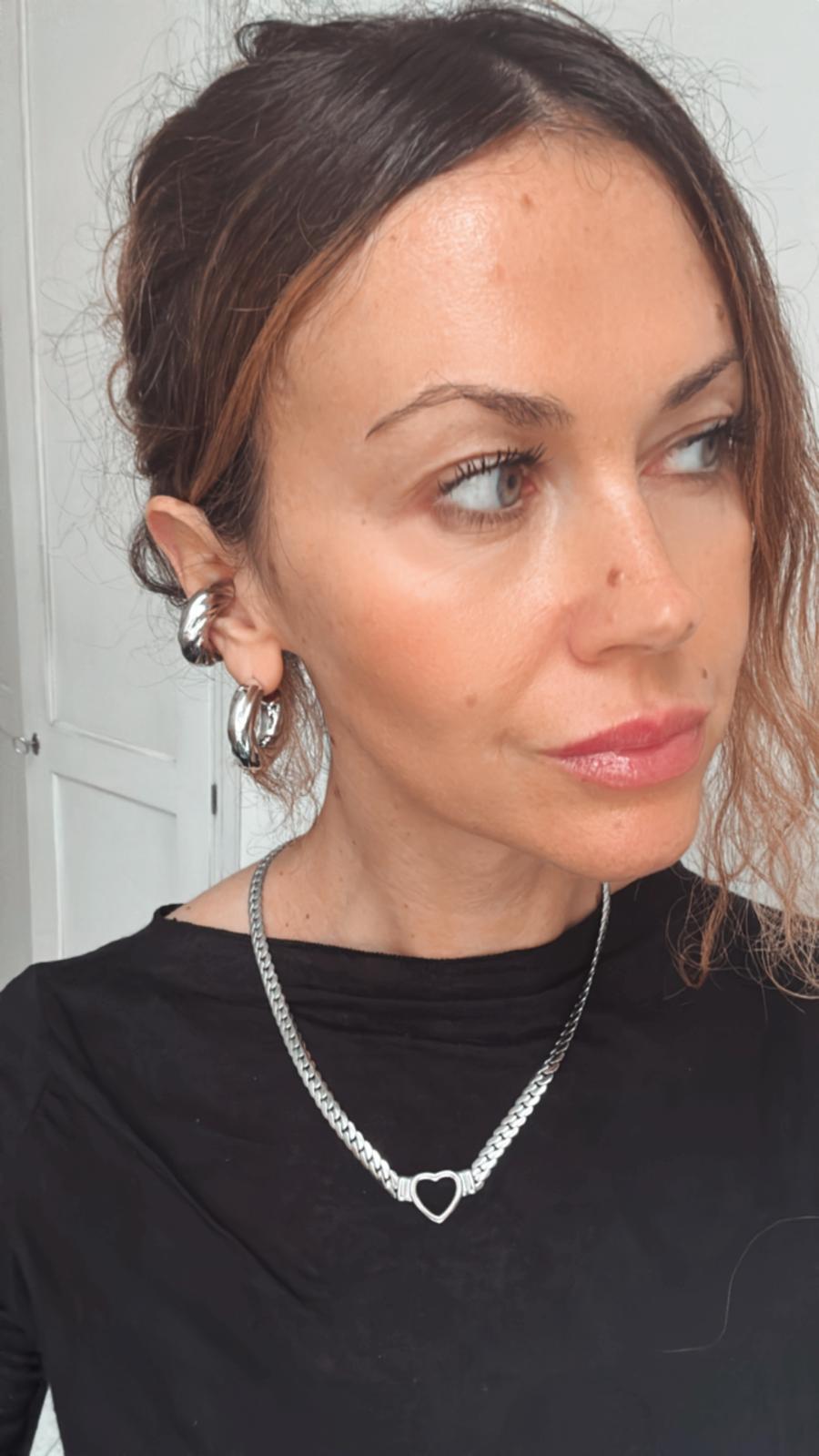 Ear Cuff in acciaio inossidabile anallergici e waterproof "Bugia"