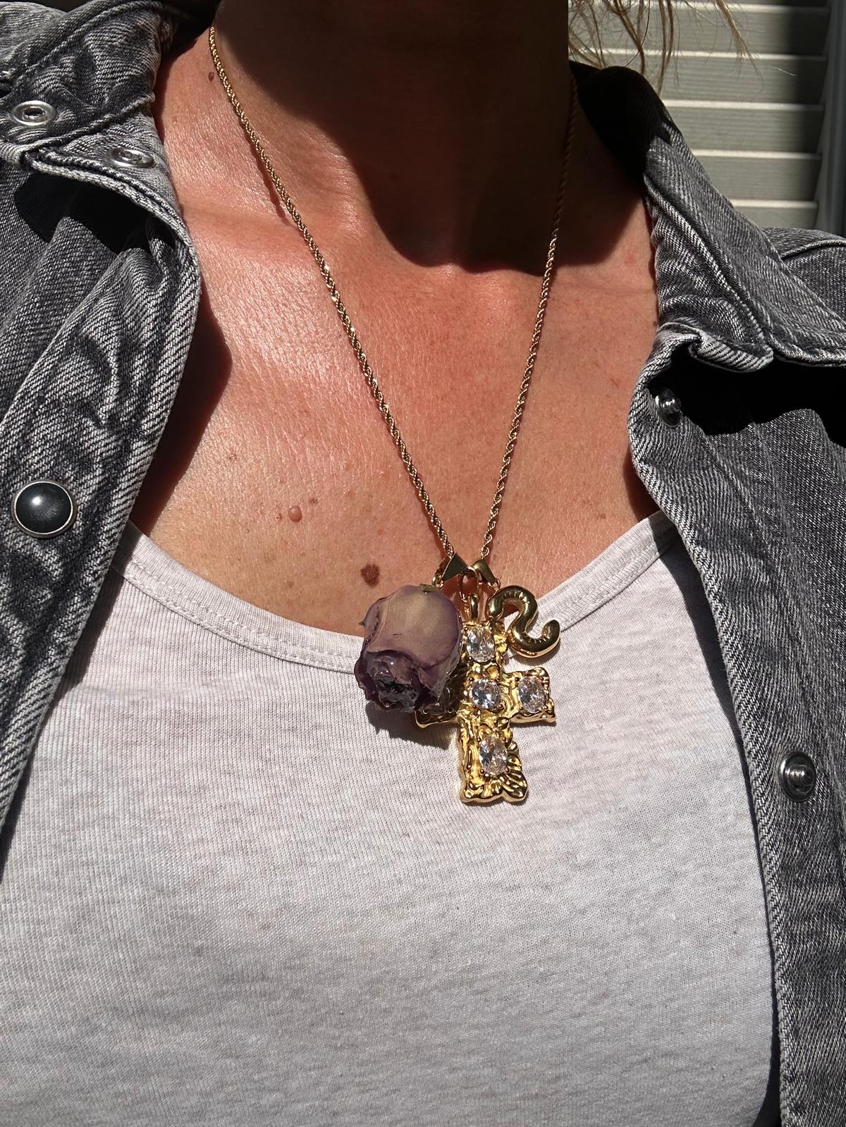 Collana in acciaio inossidabile anallergica e waterproof "Attorcigliami Baby"