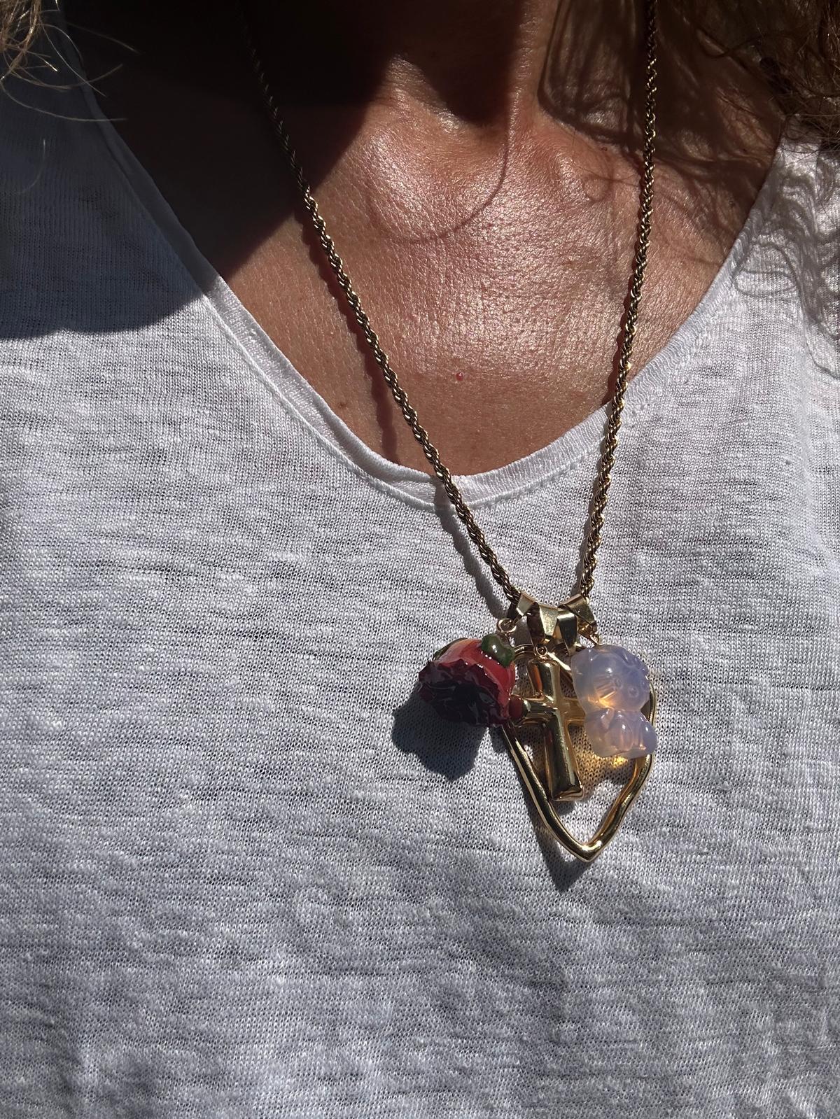Collana in acciaio inossidabile anallergica e waterproof "Attorcigliami Baby"