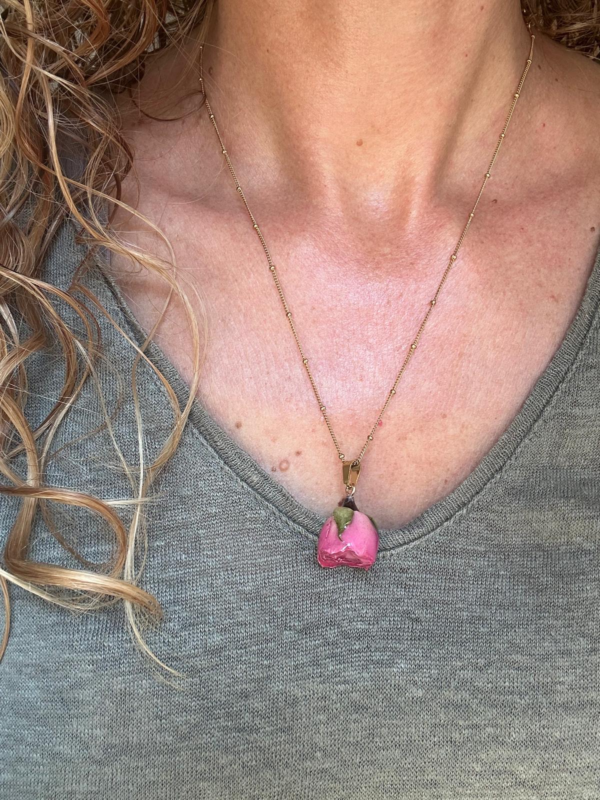 Collana in acciaio inossidabile anallergica e waterproof Mimì