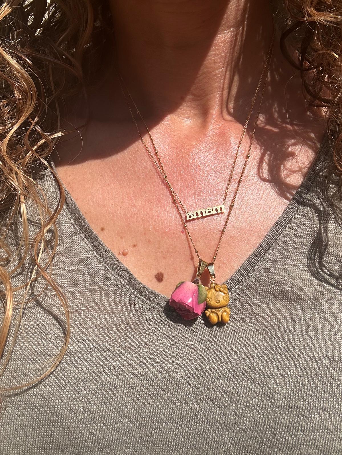 Collana in acciaio inossidabile anallergica e waterproof Mimì