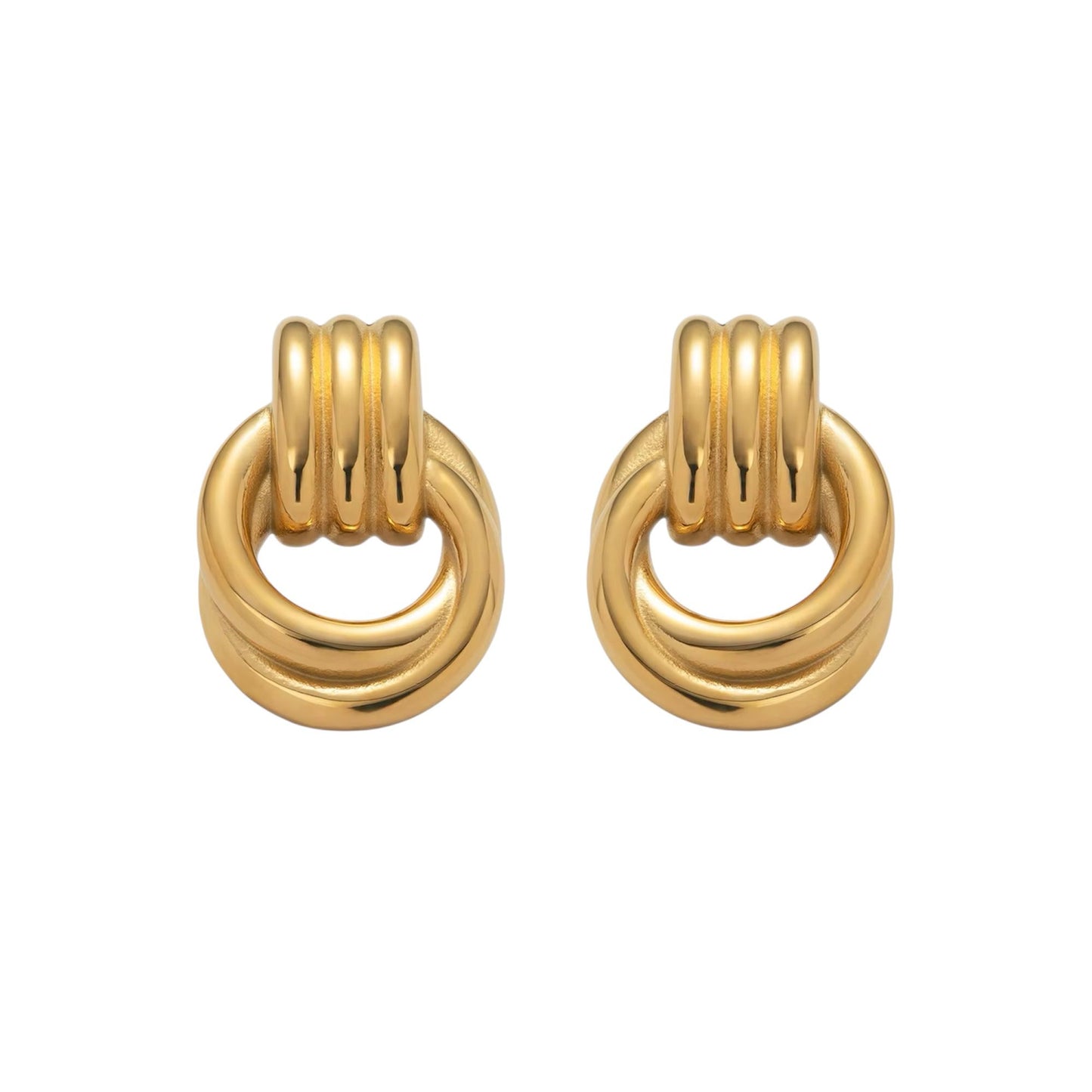 orecchini Diana By LaGal in acciaio inossidabile placcati oro 18K