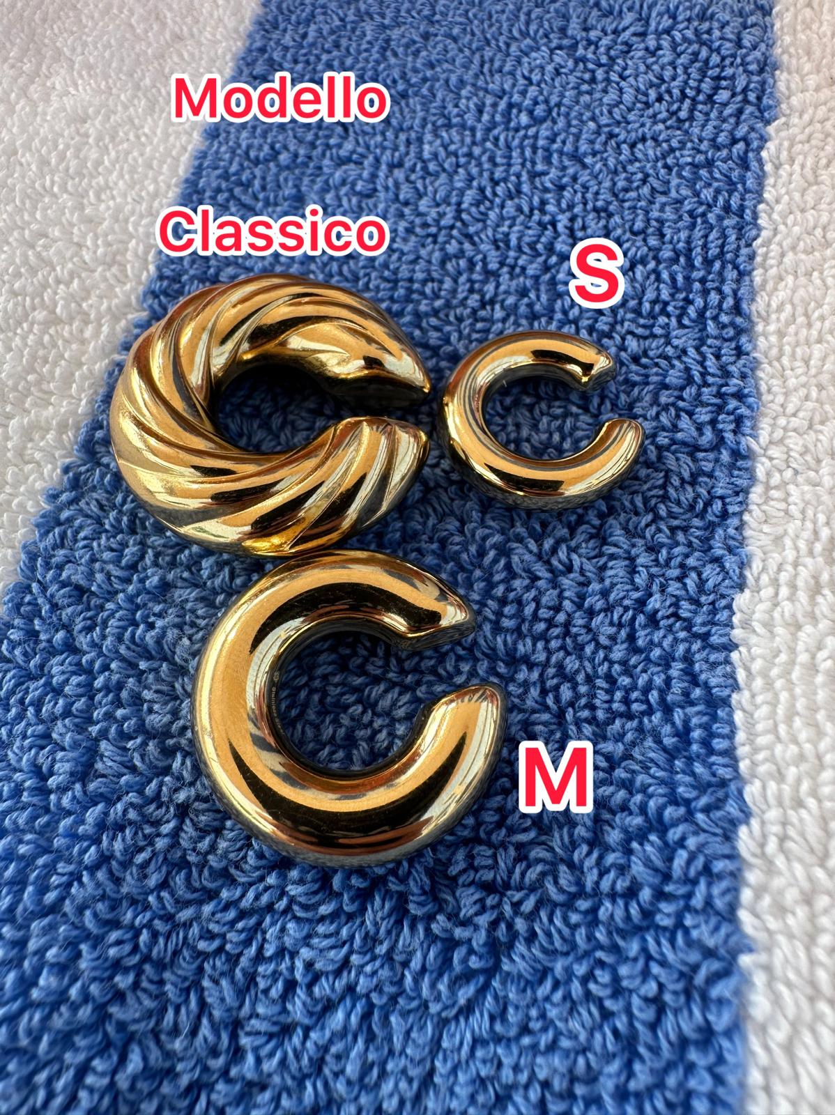 Ear Cuff in acciaio inossidabile anallergici e waterproof "Inevitabili S e M"