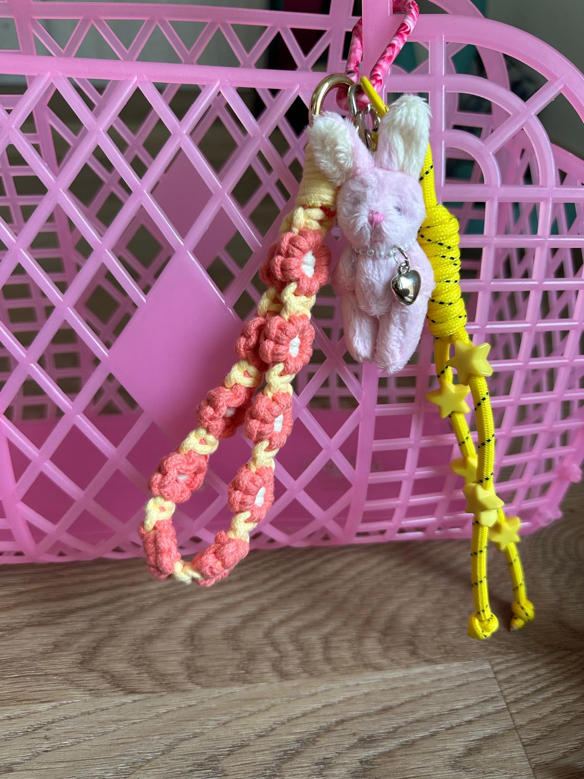 Key Chanin ciondolo da borsa fatto a mano modello Bunnie