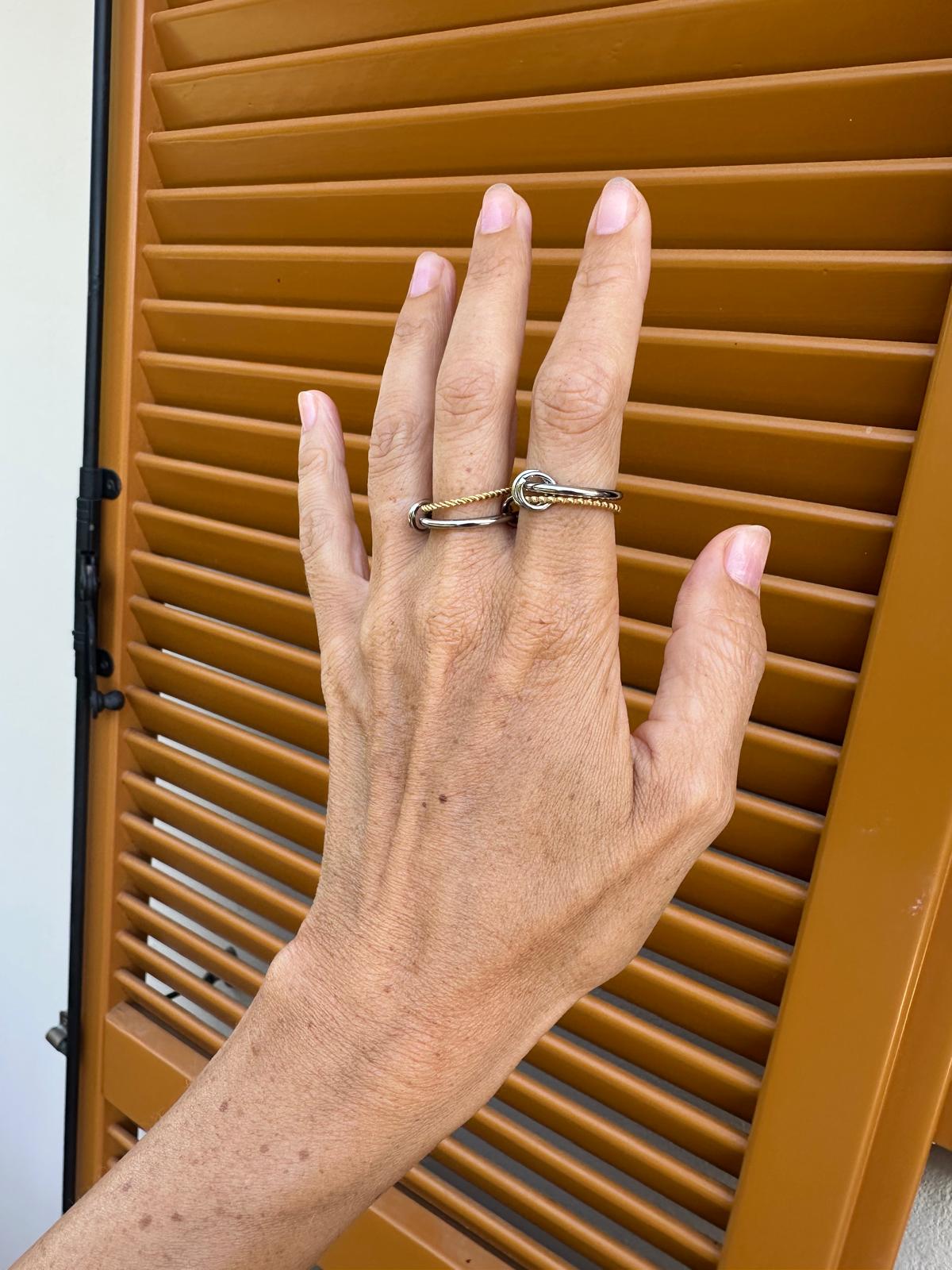 Anello in acciaio inossidabile anallergico e waterproof "Antistress 1"