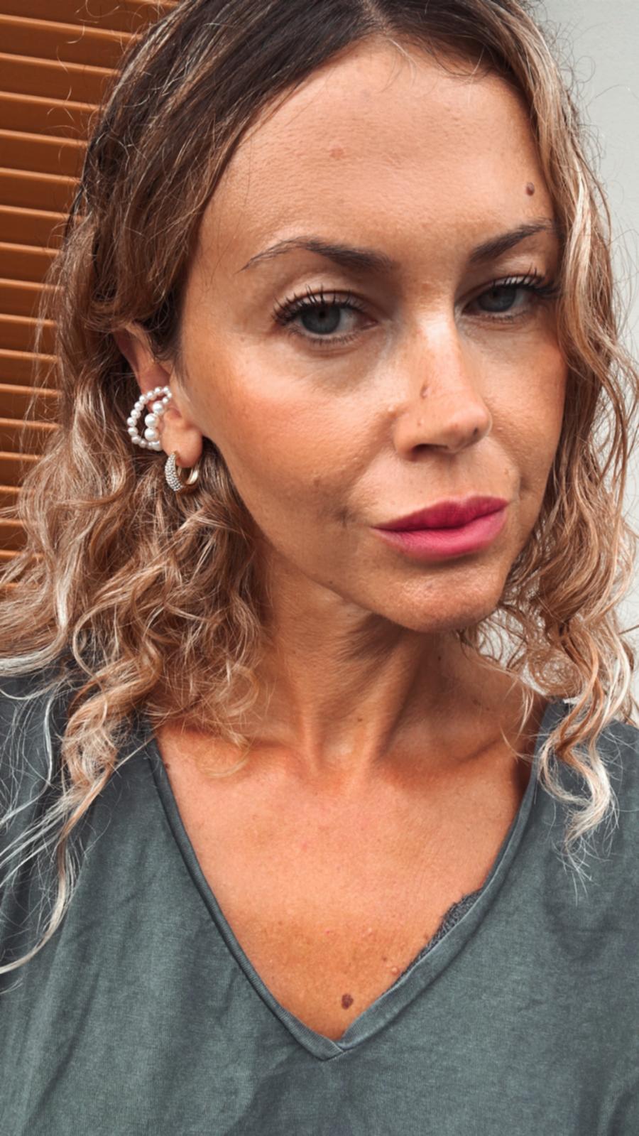 Ear Cuff in acciaio inossidabile anallergici e waterproof "Eterea"